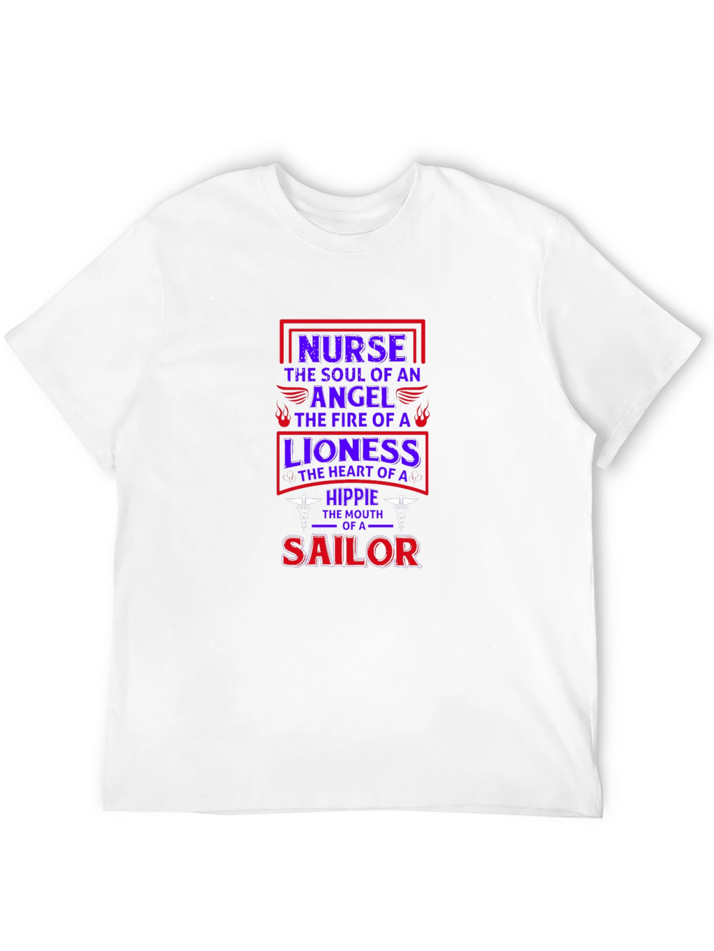Nurse Angel Lioness Sailor T-Shirt