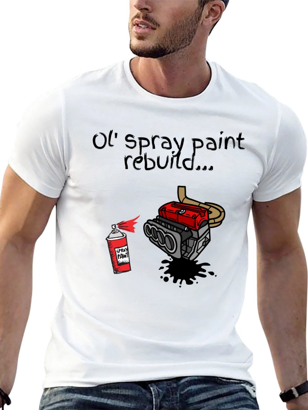 Ol Spray Paint Rebuild T-Shirt