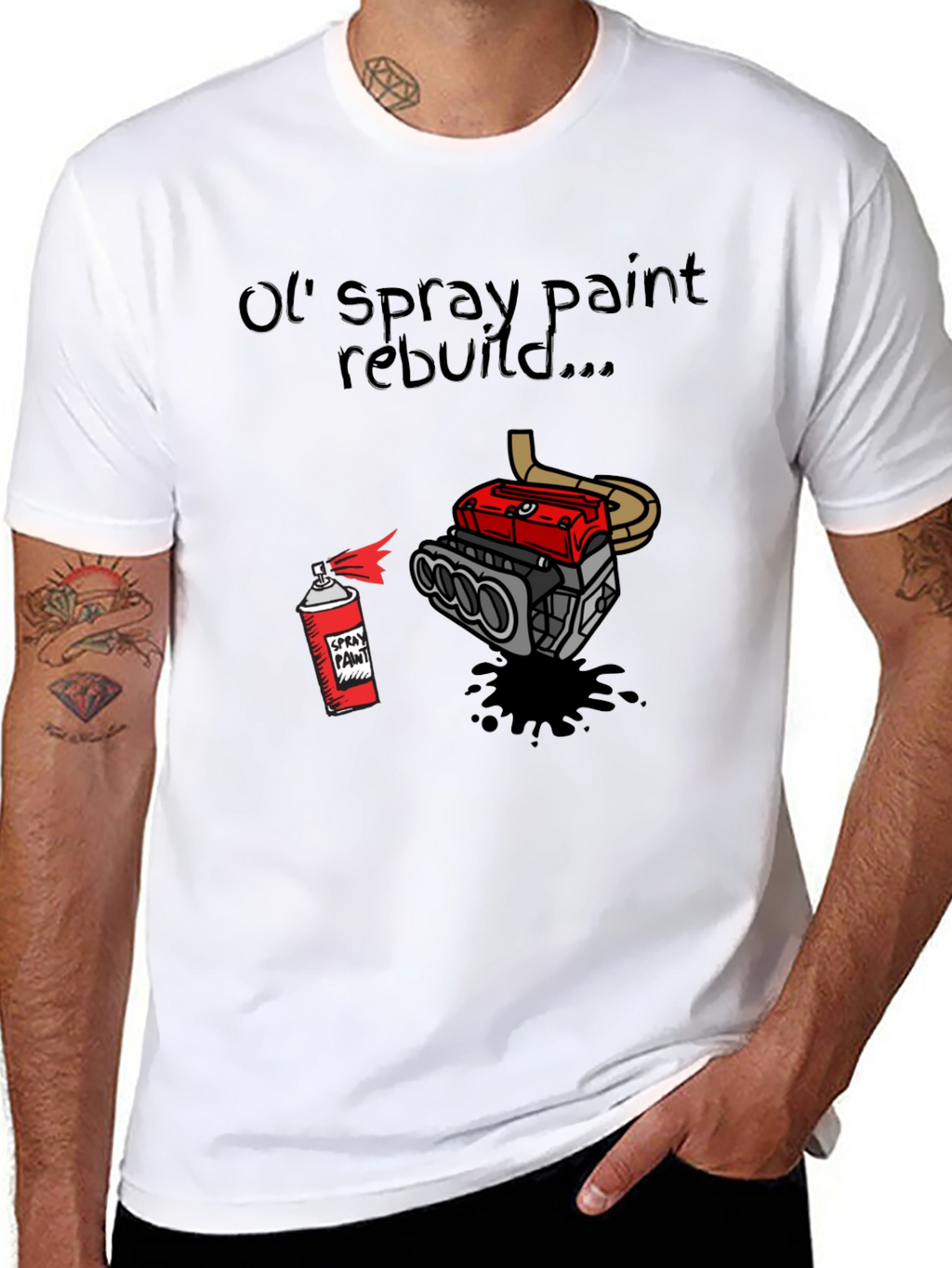 Ol Spray Paint Rebuild T-Shirt