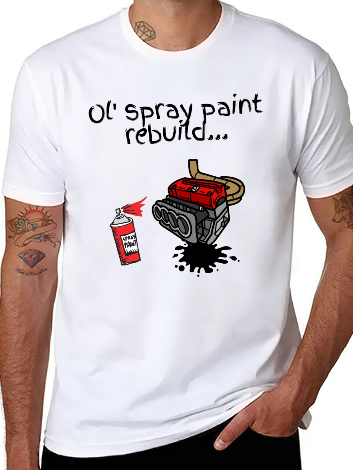 Ol Spray Paint Rebuild T-Shirt