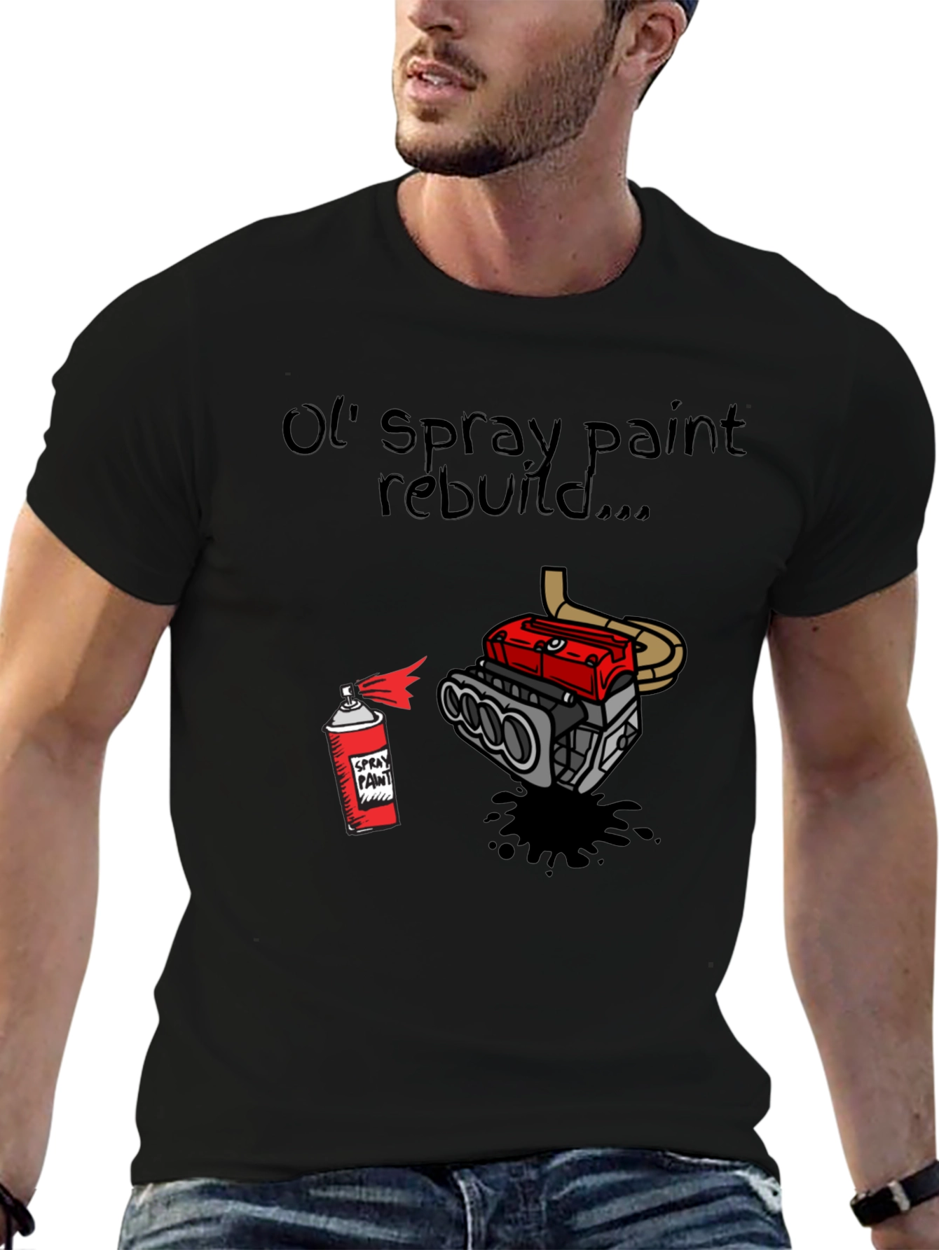 Ol Spray Paint Rebuild T-Shirt