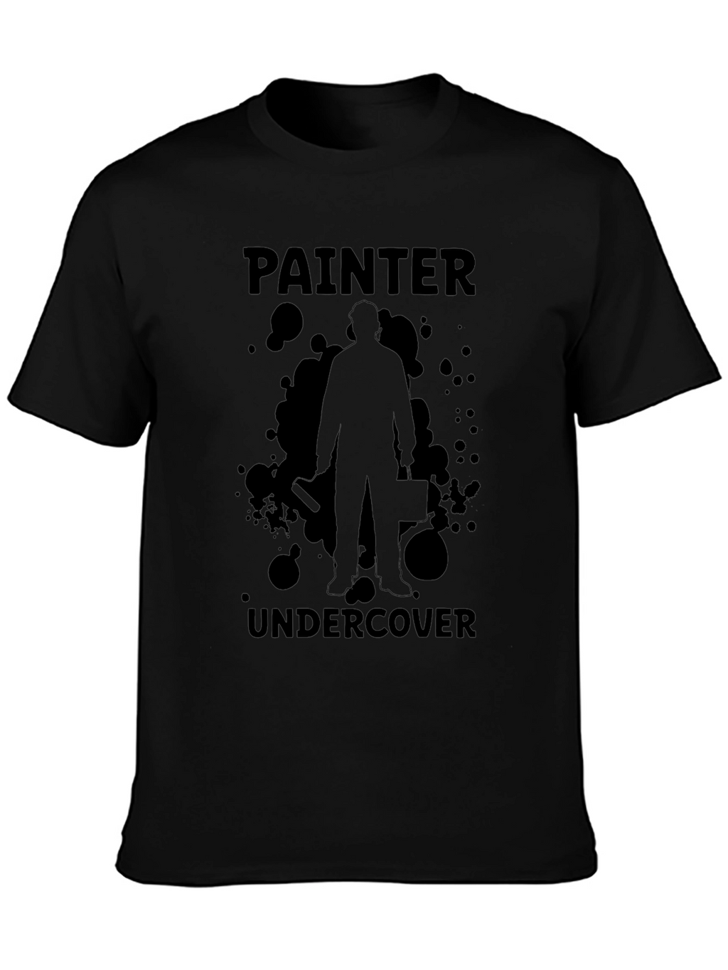Painter Undercover Graphic T-Shirt - Black