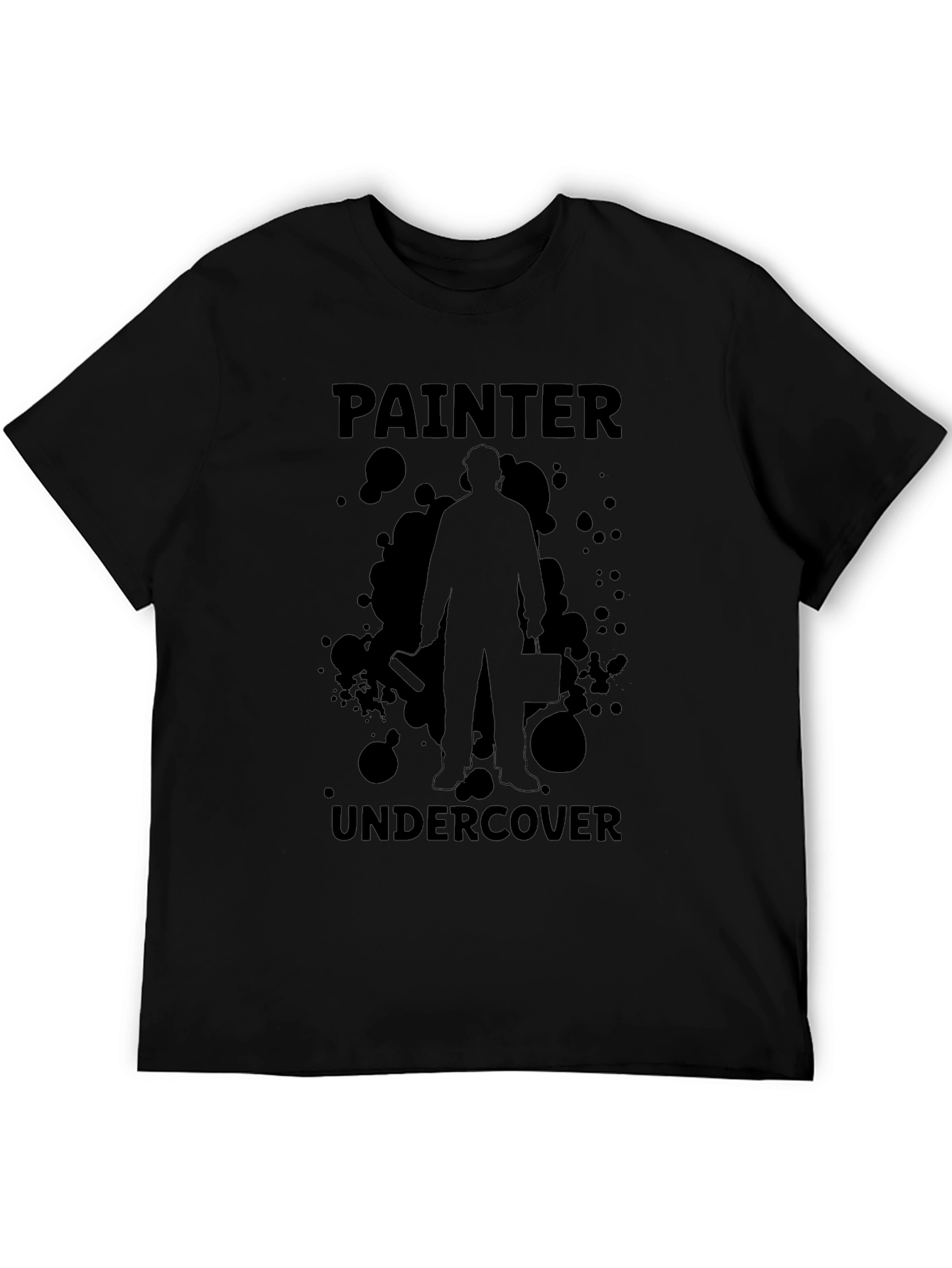 Painter Undercover Graphic T-Shirt - Black