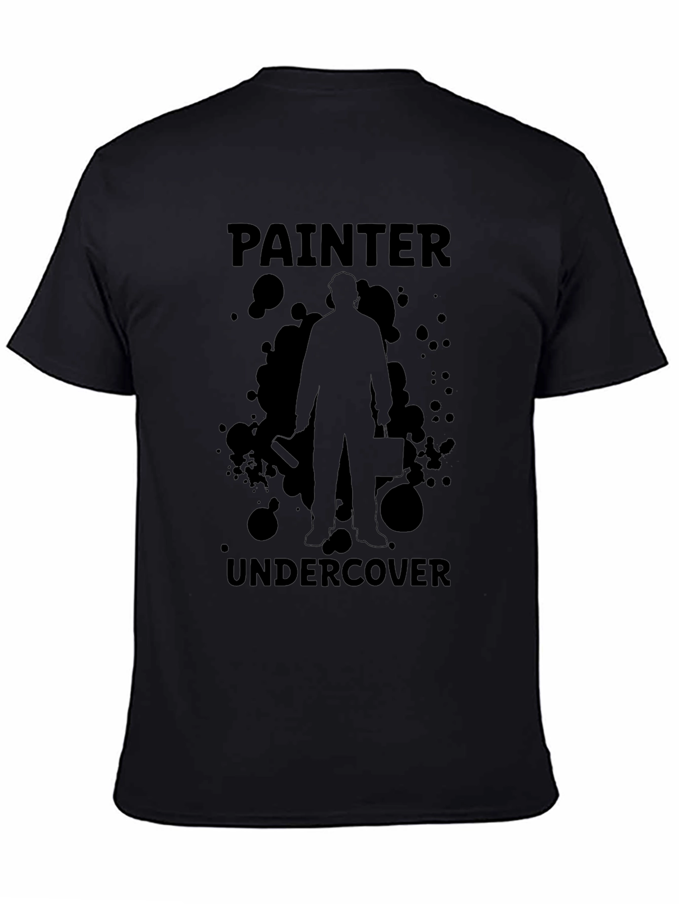 Painter Undercover Graphic T-Shirt - Black
