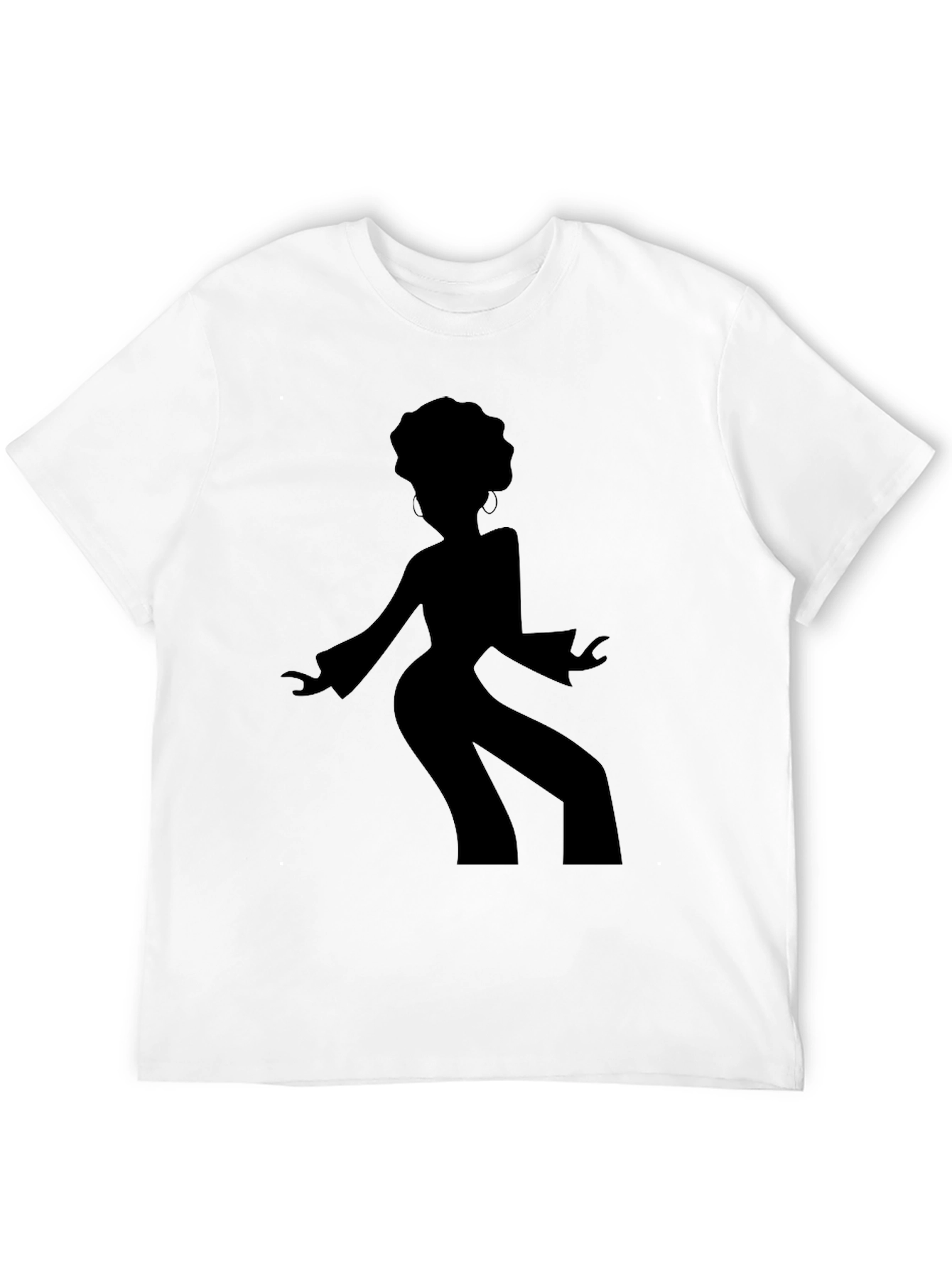 Retro Disco Dancer Silhouette Graphic Tee