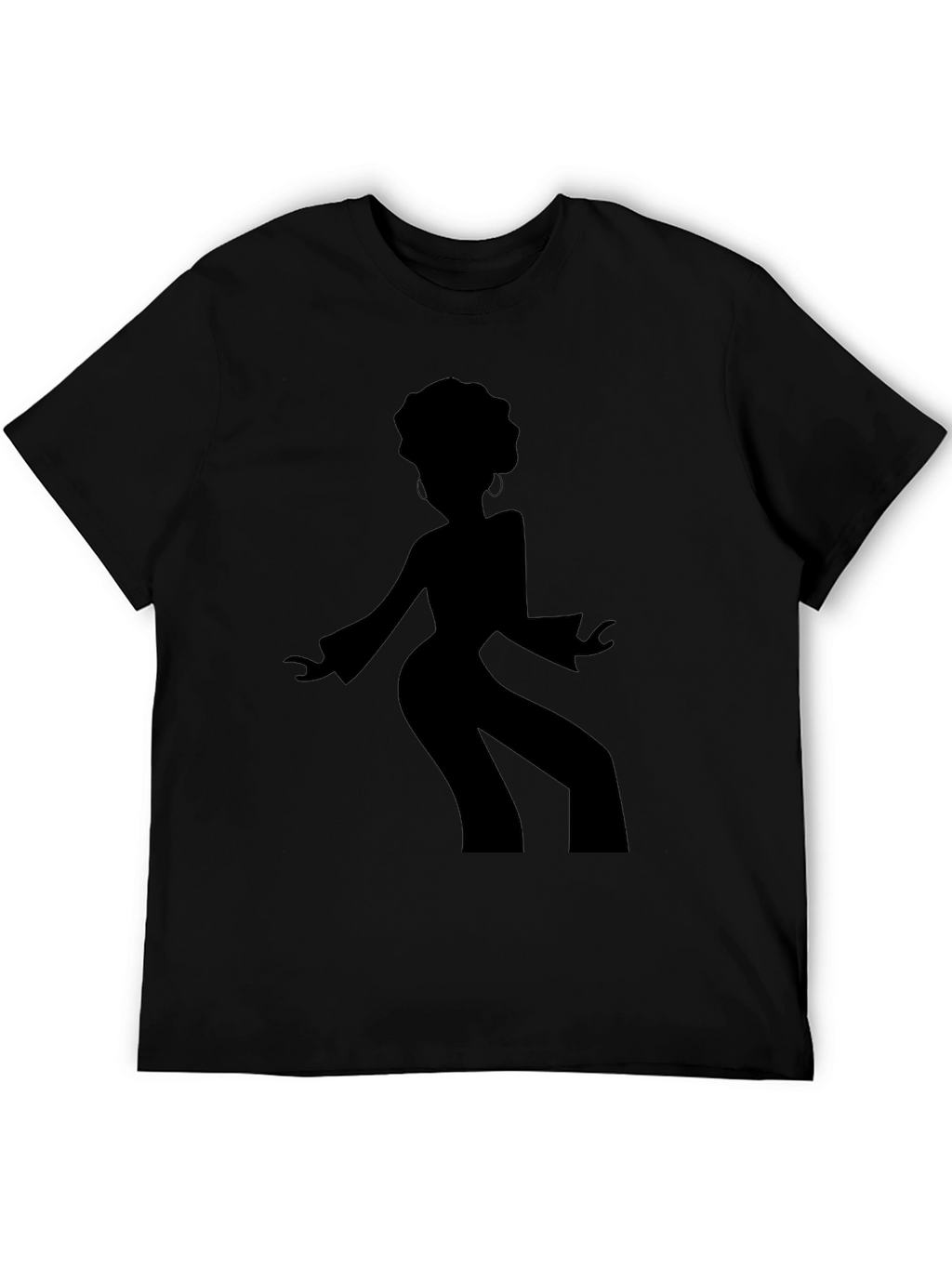 Retro Disco Dancer Silhouette Graphic Tee
