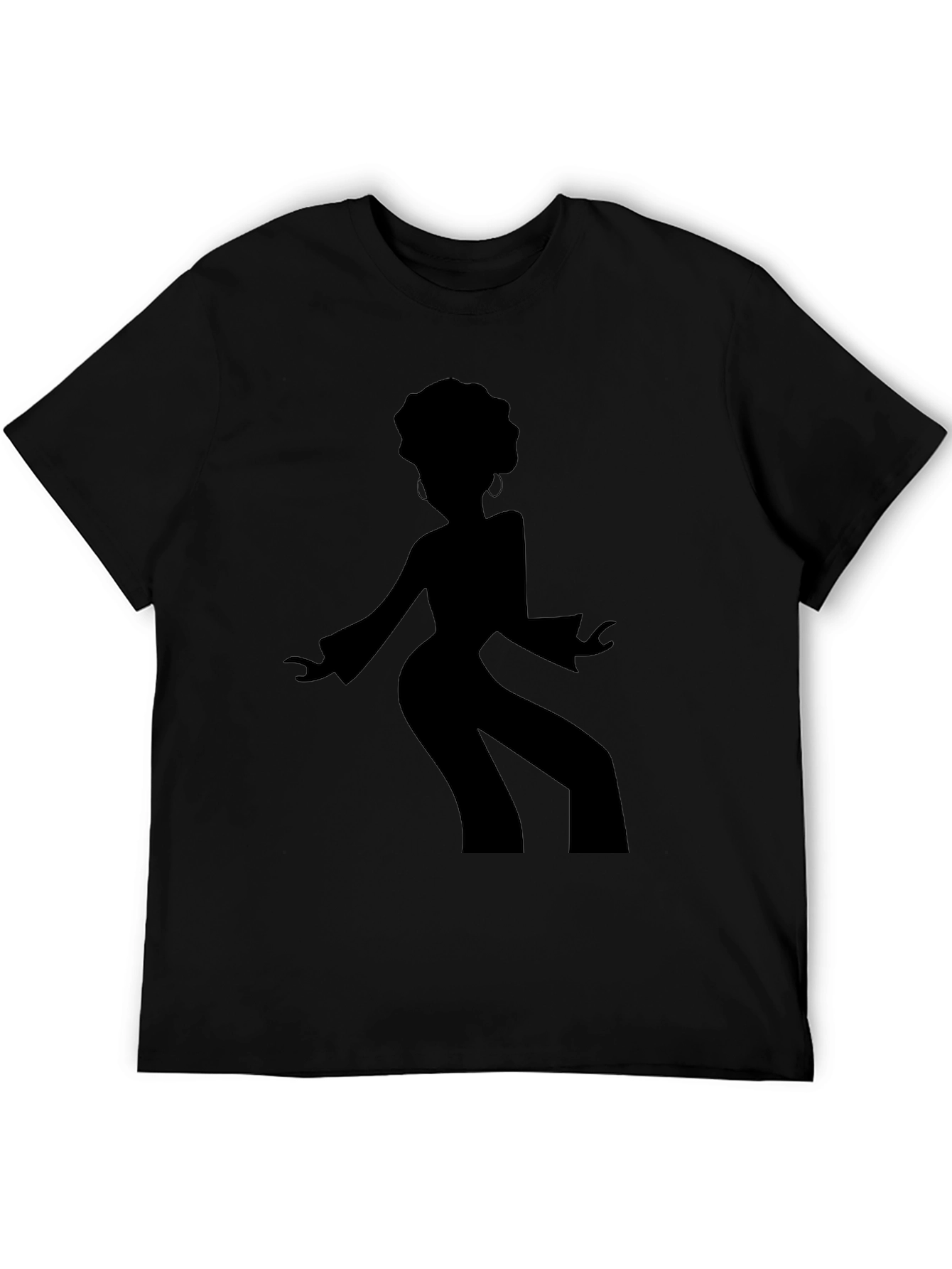 Retro Disco Dancer Silhouette Graphic Tee
