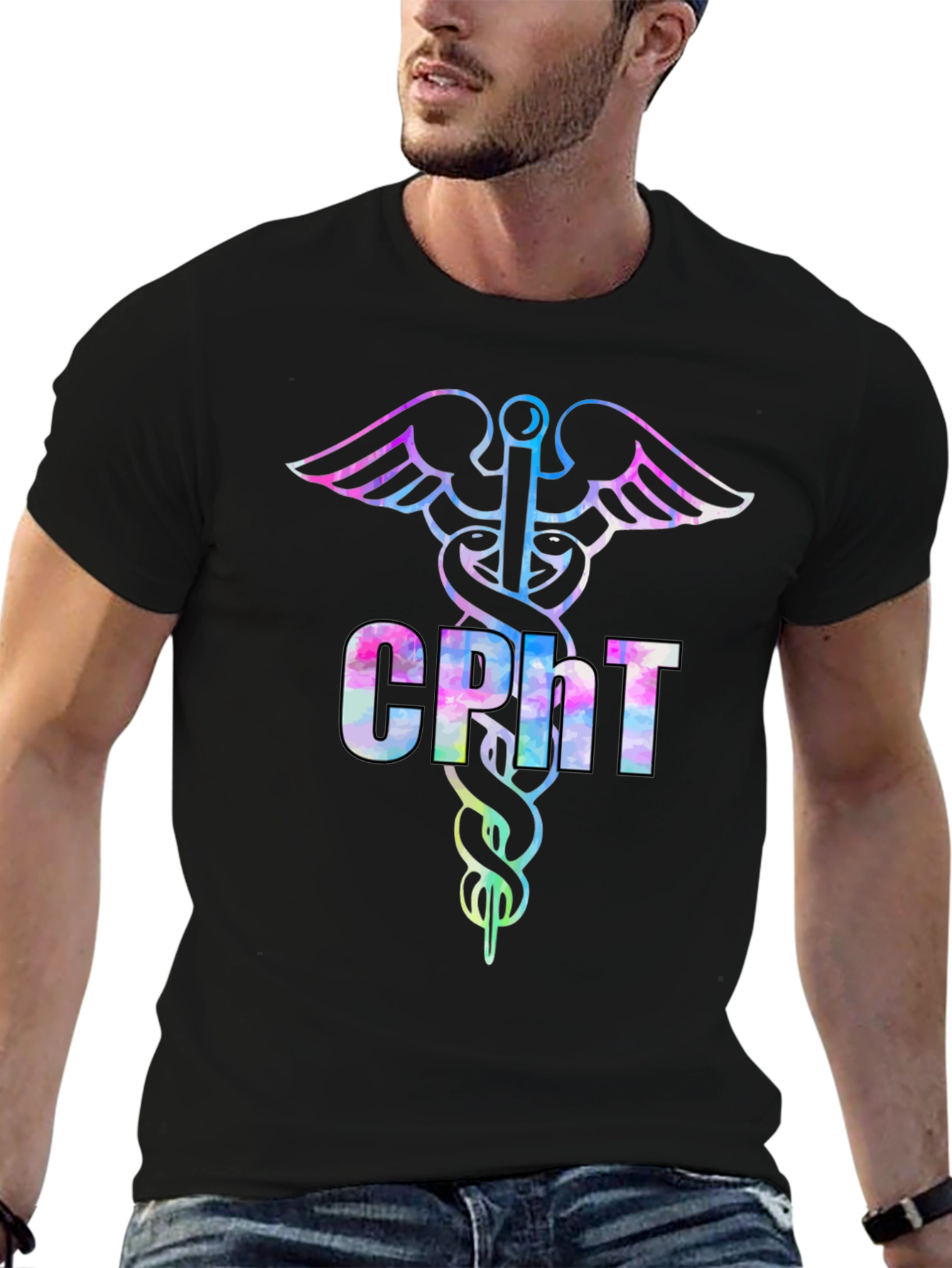 CPht Caduceus T-Shirt - Certified Phlebotomy Tech