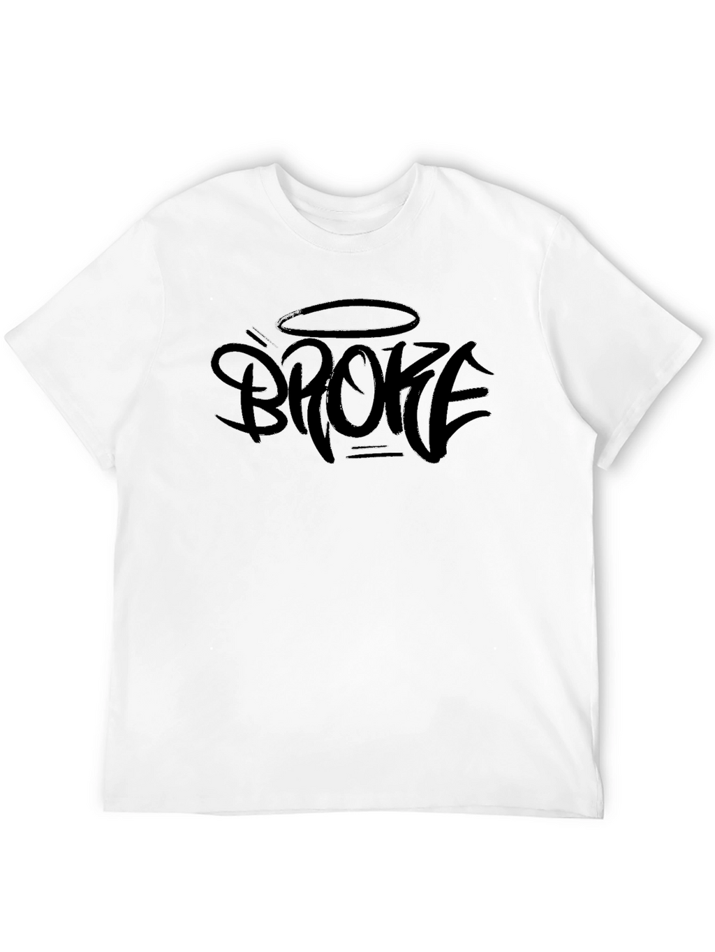 Broke Halo Graphic Black T-Shirt