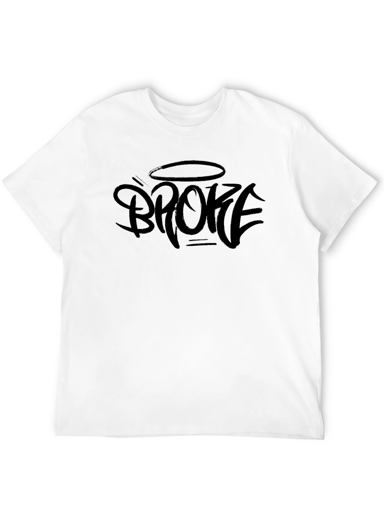 Broke Halo Graphic Black T-Shirt