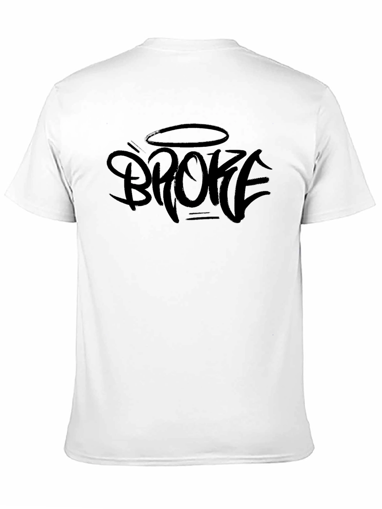 Broke Halo Graphic Black T-Shirt