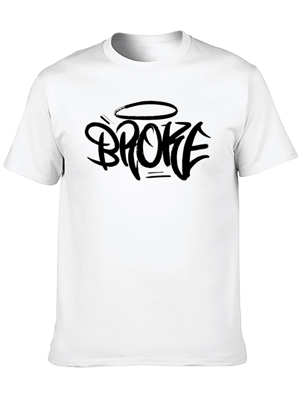 Broke Halo Graphic Black T-Shirt