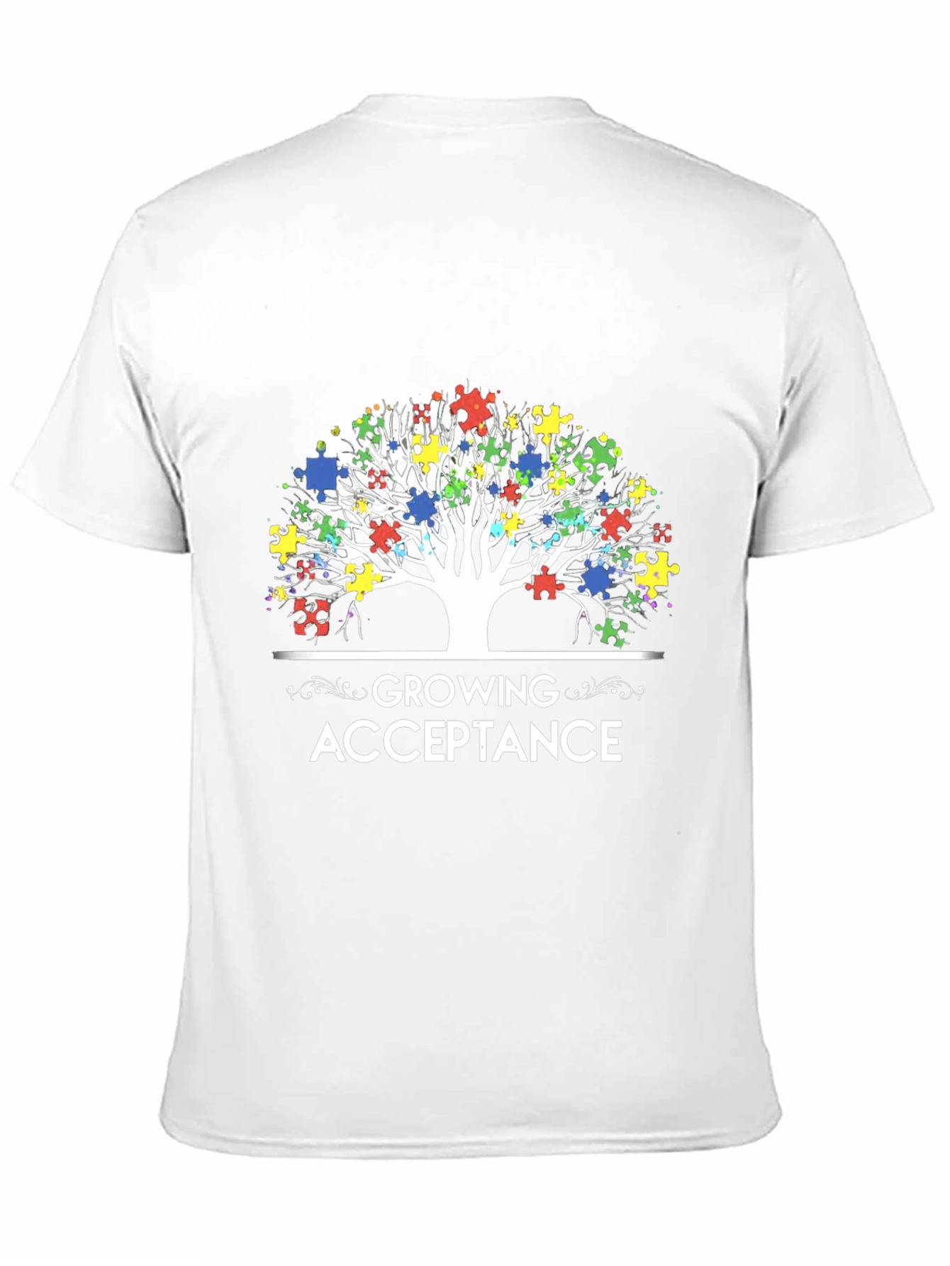 Autism Awareness Puzzle Tree T-Shirt