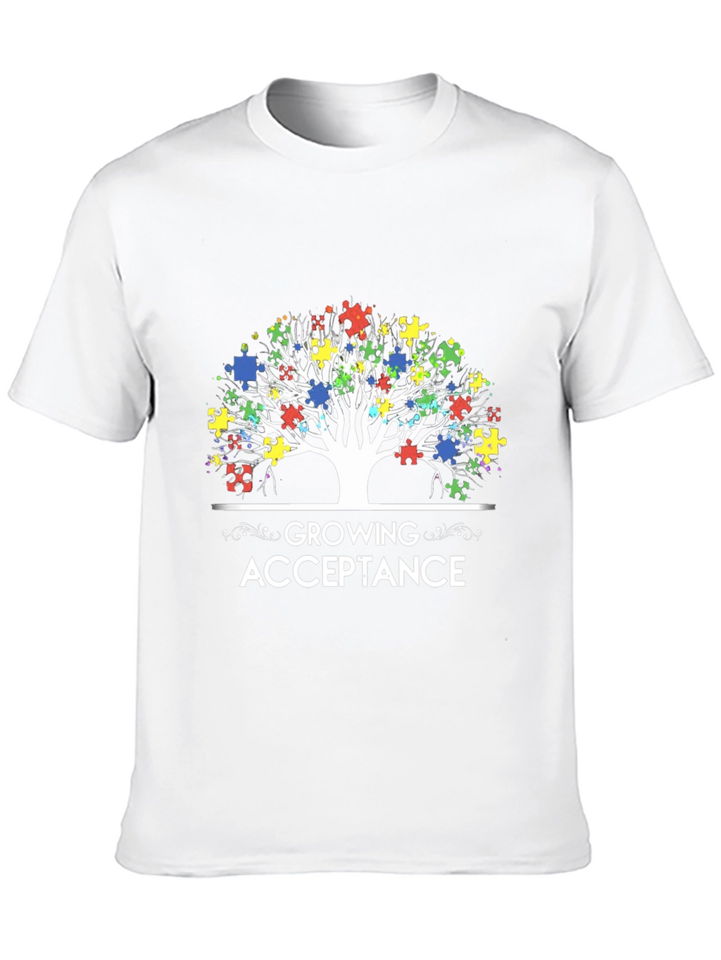 Autism Awareness Puzzle Tree T-Shirt