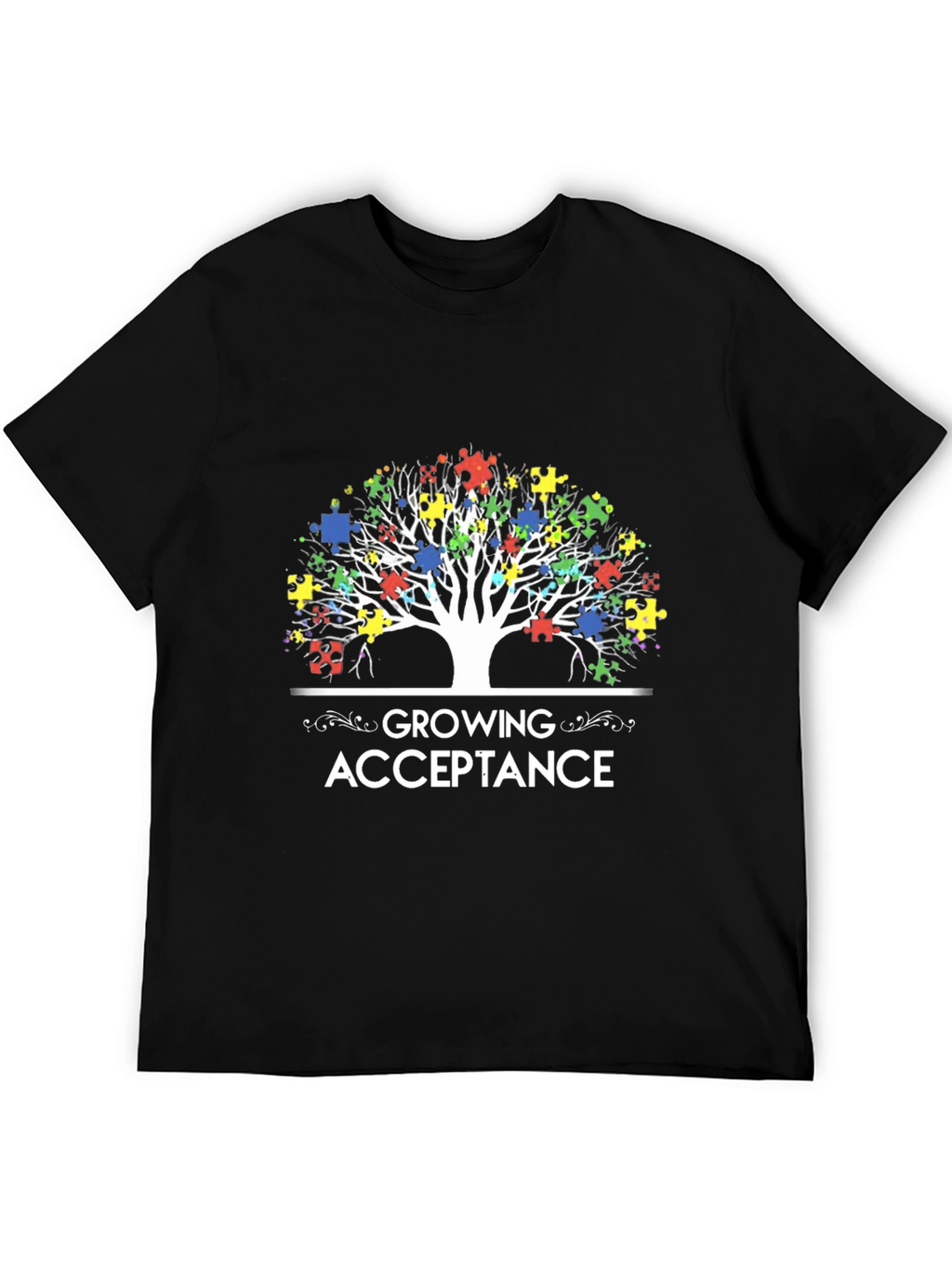 Autism Awareness Puzzle Tree T-Shirt