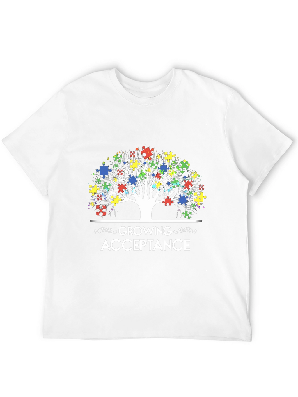 Autism Awareness Puzzle Tree T-Shirt