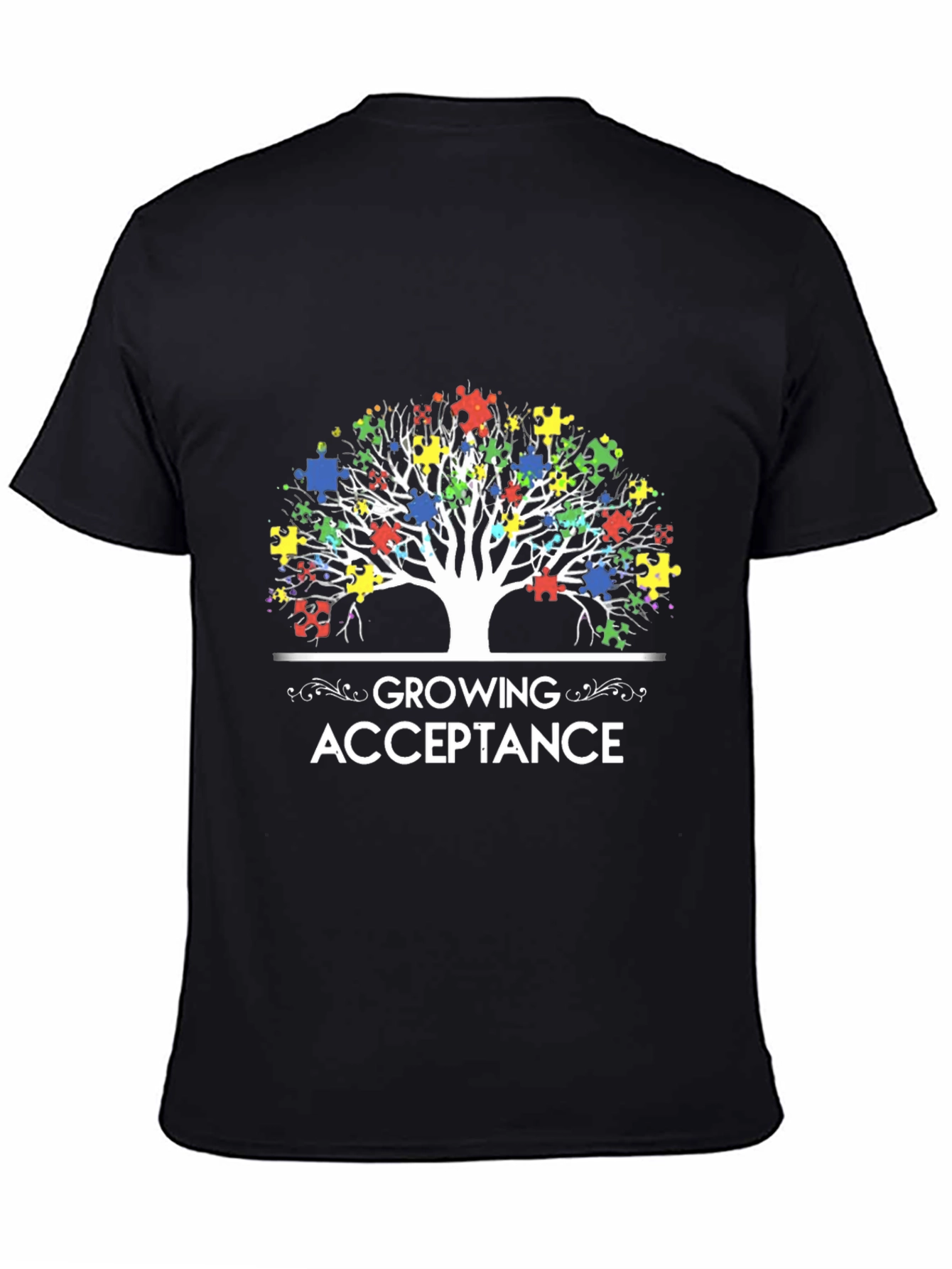 Autism Awareness Puzzle Tree T-Shirt