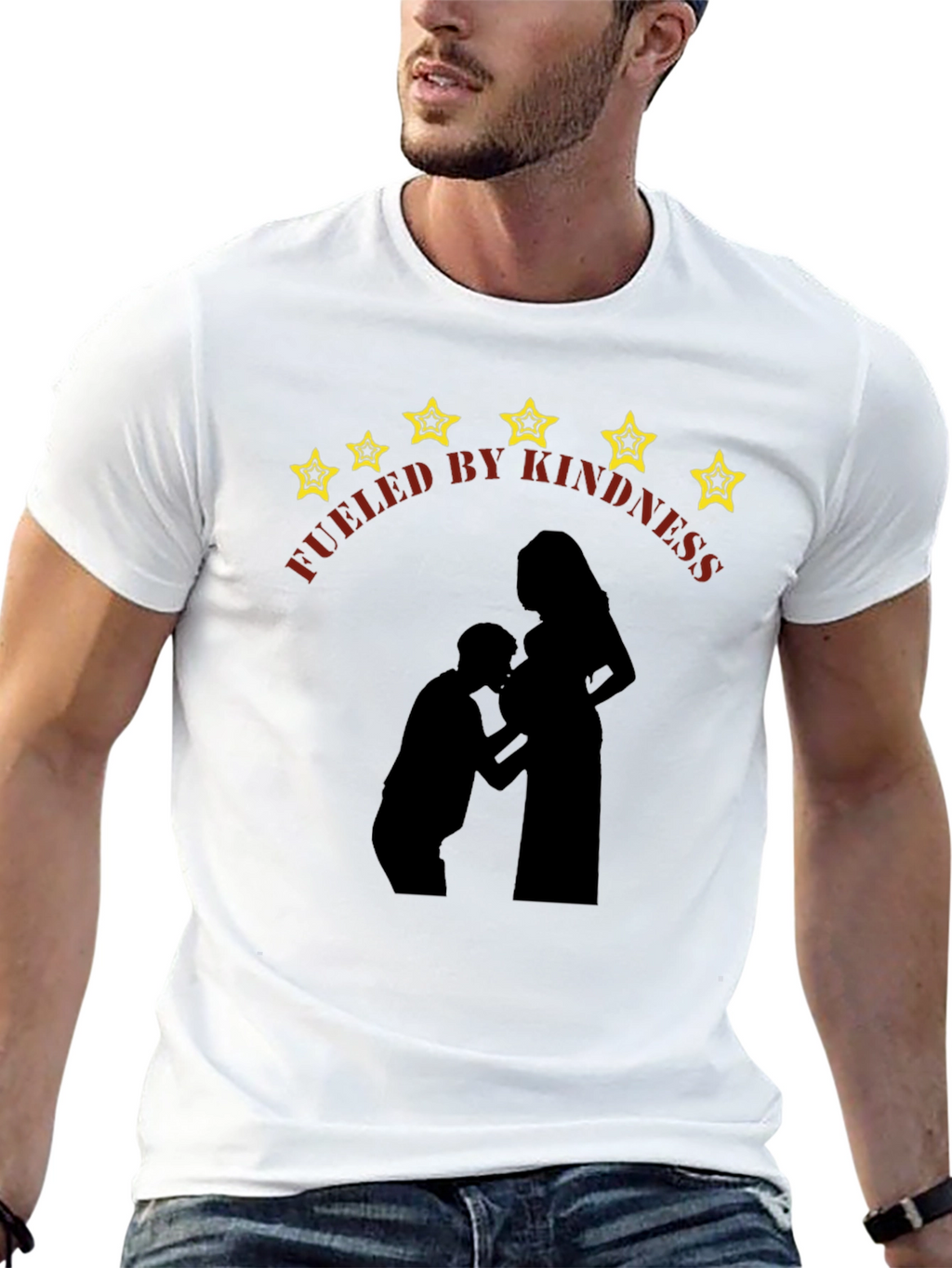 Kindness Fueled Maternity T-Shirt