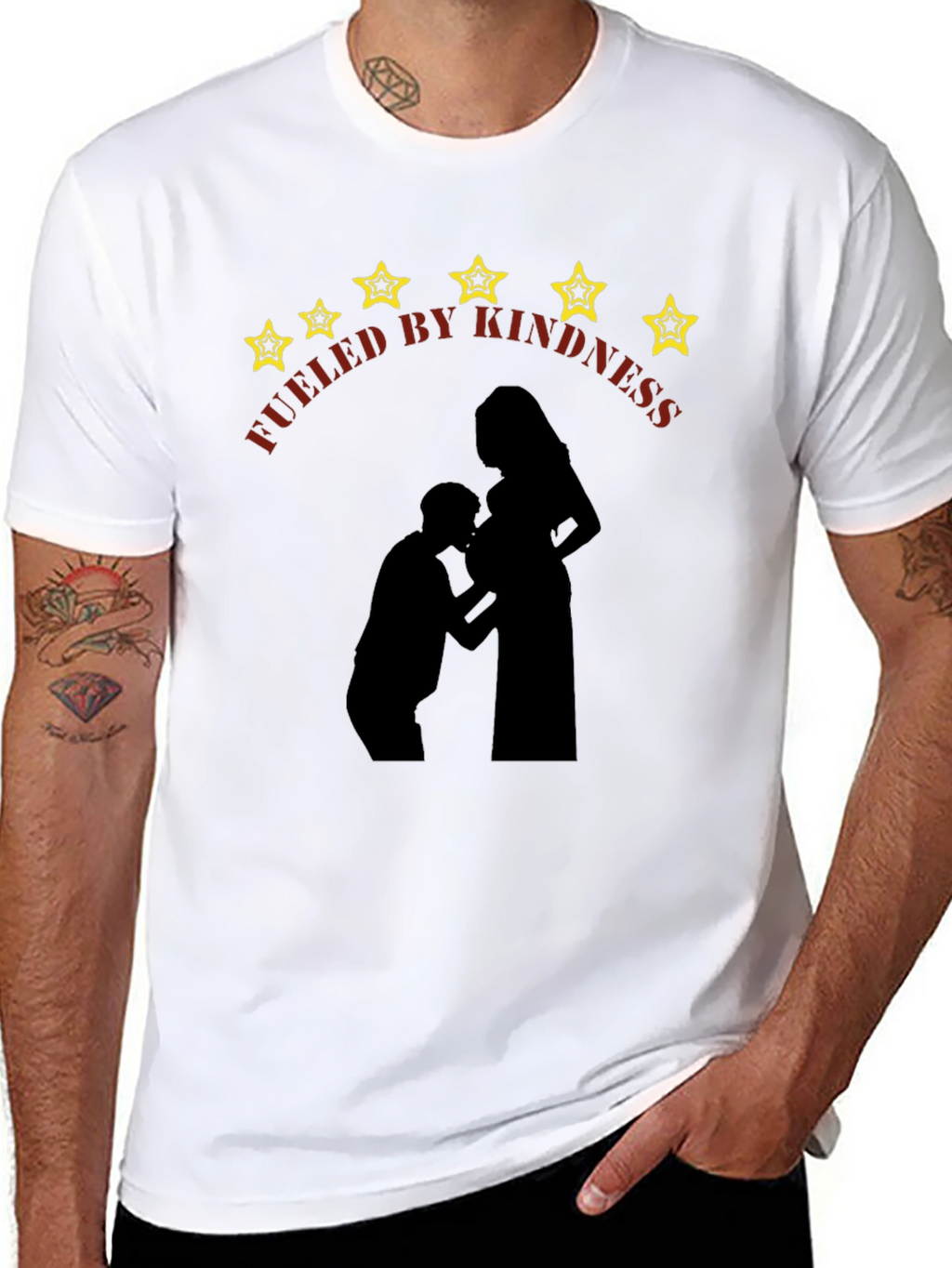 Kindness Fueled Maternity T-Shirt