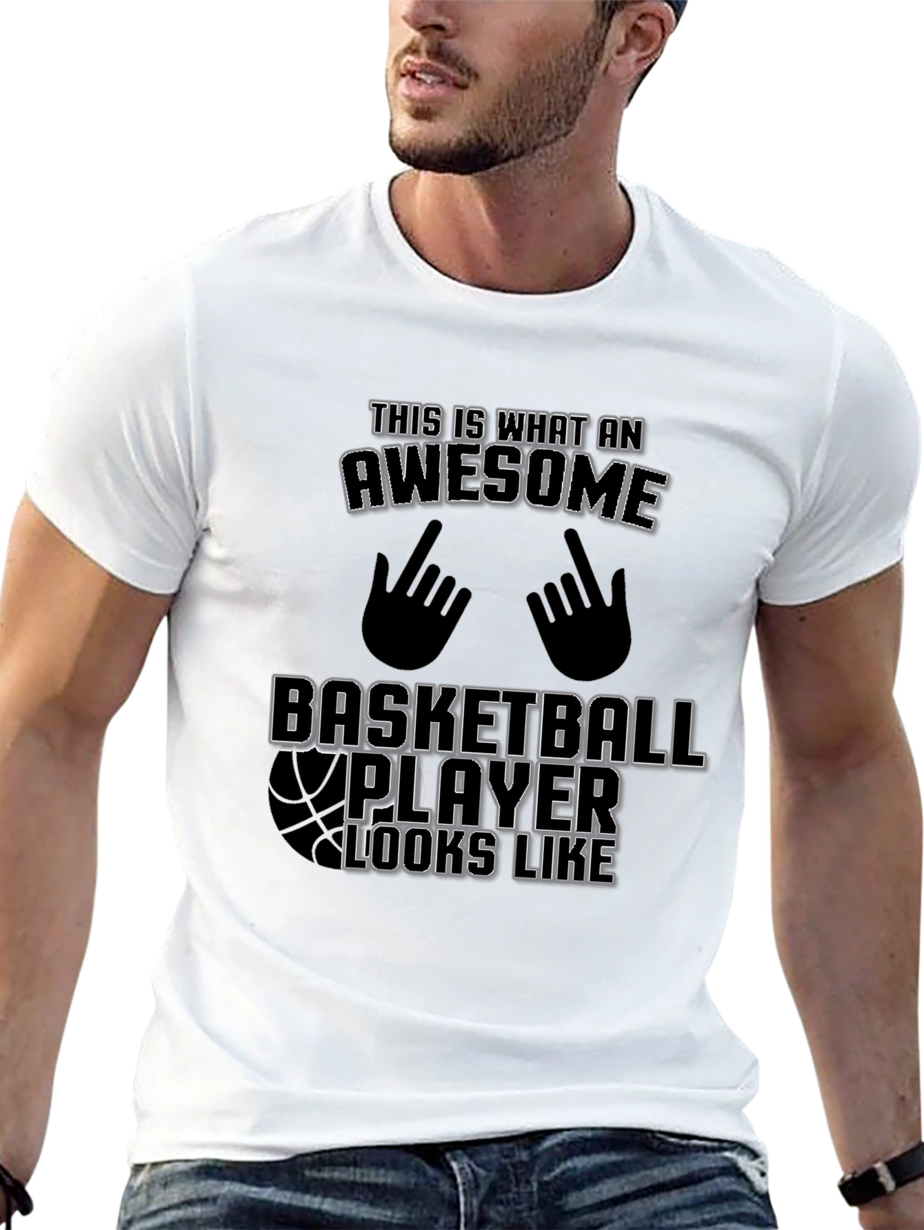 Awesome Basketball Player Graphic Tee