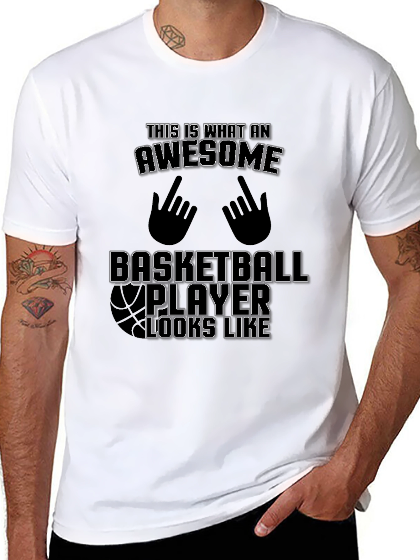 Awesome Basketball Player Graphic Tee