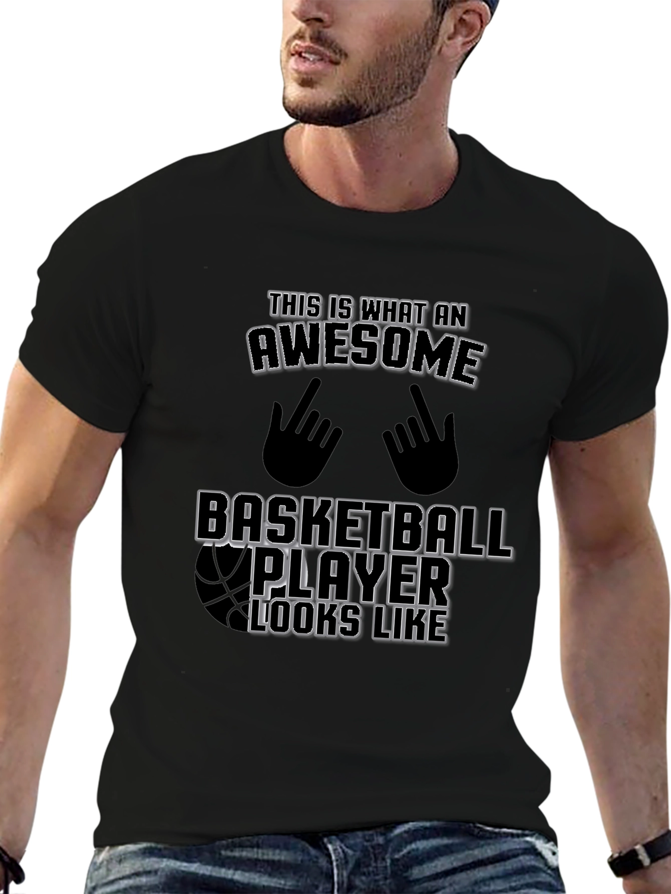Awesome Basketball Player Graphic Tee