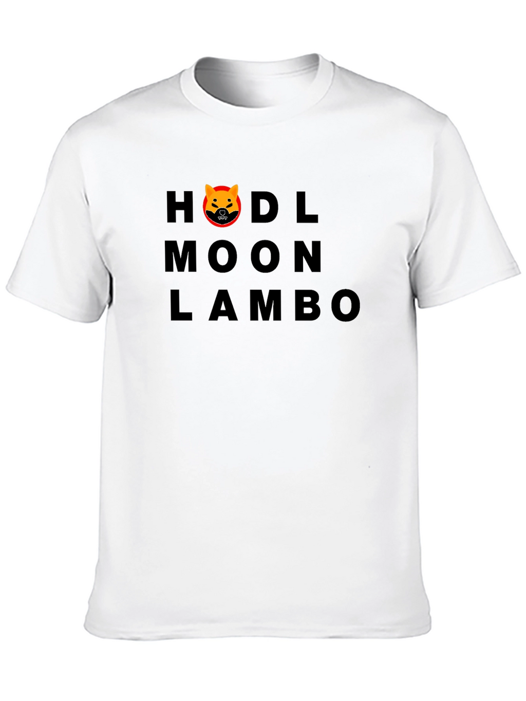 HODL Moon Lambo Black T-Shirt - Crypto Enthusiast Tee
