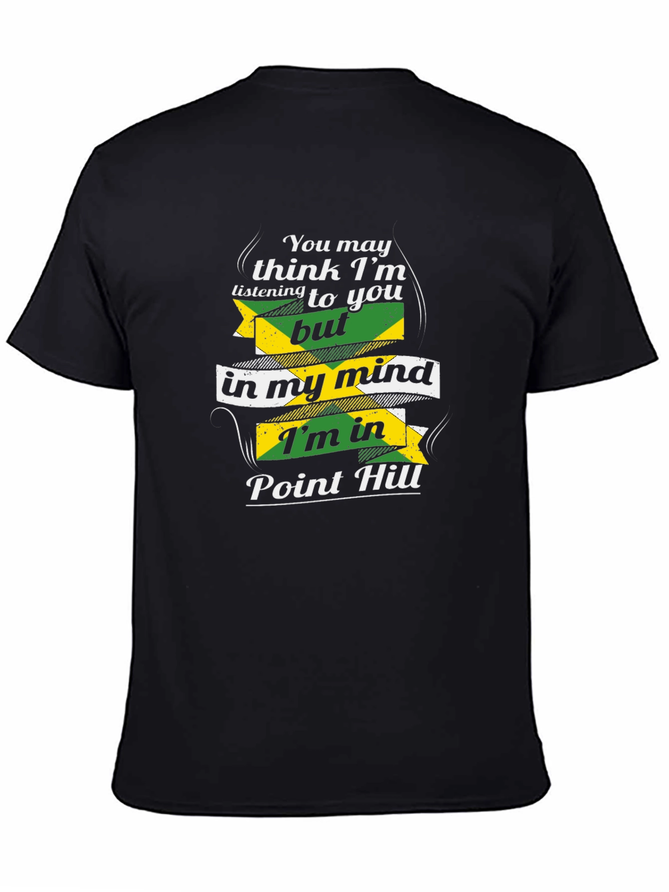 Point Hill Mind T-Shirt - Black Cotton Tee