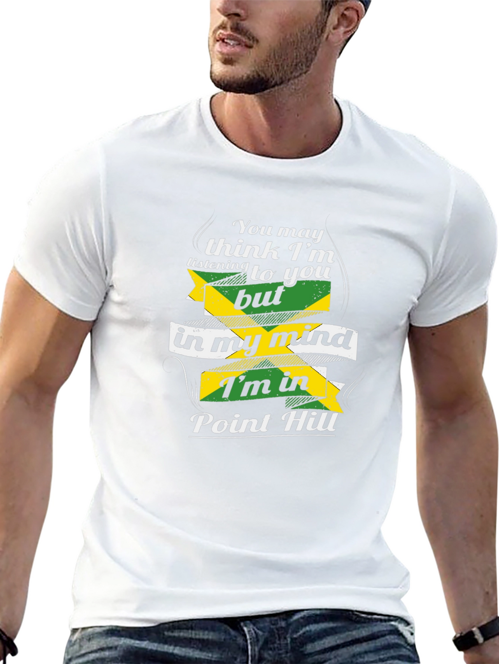 Point Hill Mind T-Shirt - Black Cotton Tee