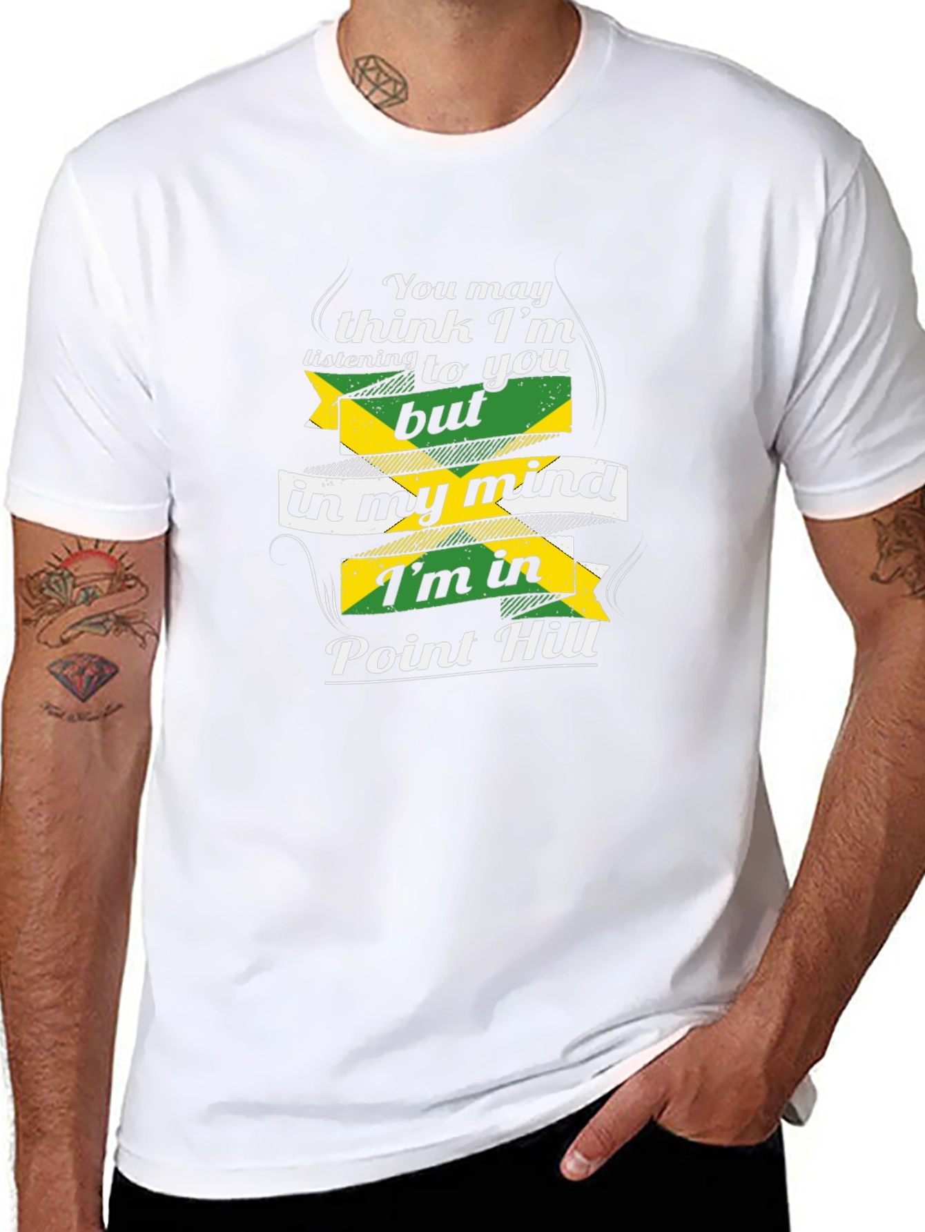 Point Hill Mind T-Shirt - Black Cotton Tee