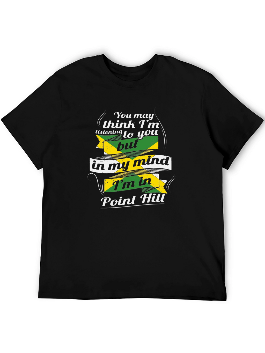 Point Hill Mind T-Shirt - Black Cotton Tee