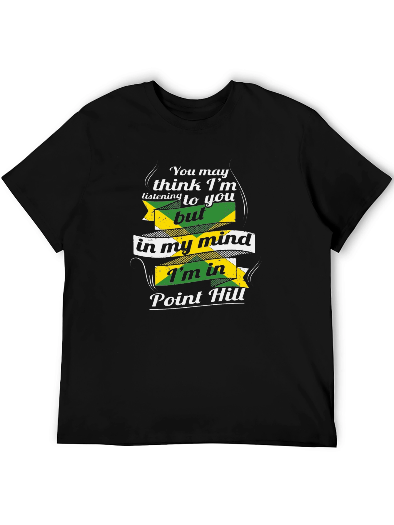 Point Hill Mind T-Shirt - Black Cotton Tee