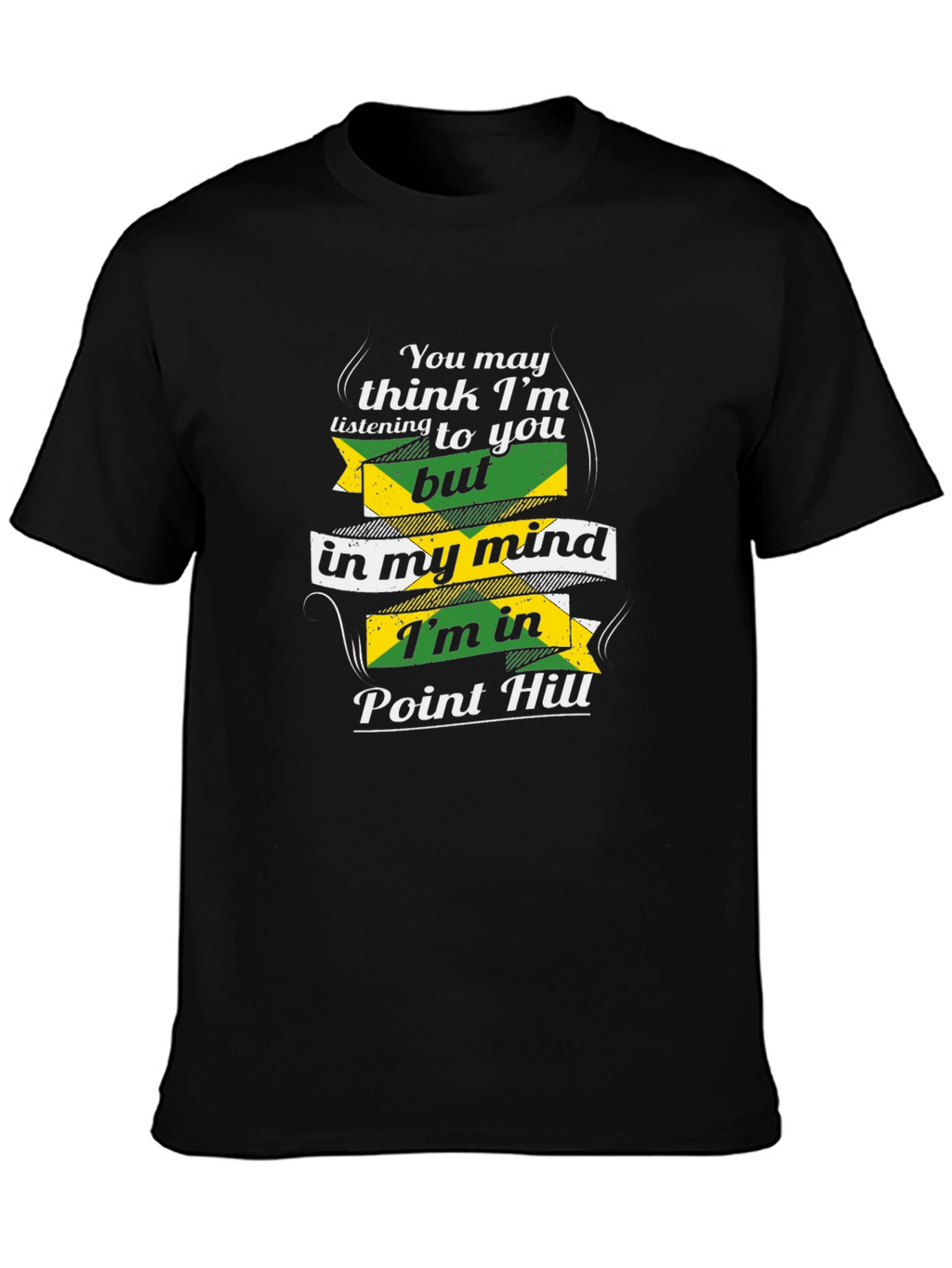 Point Hill Mind T-Shirt - Black Cotton Tee