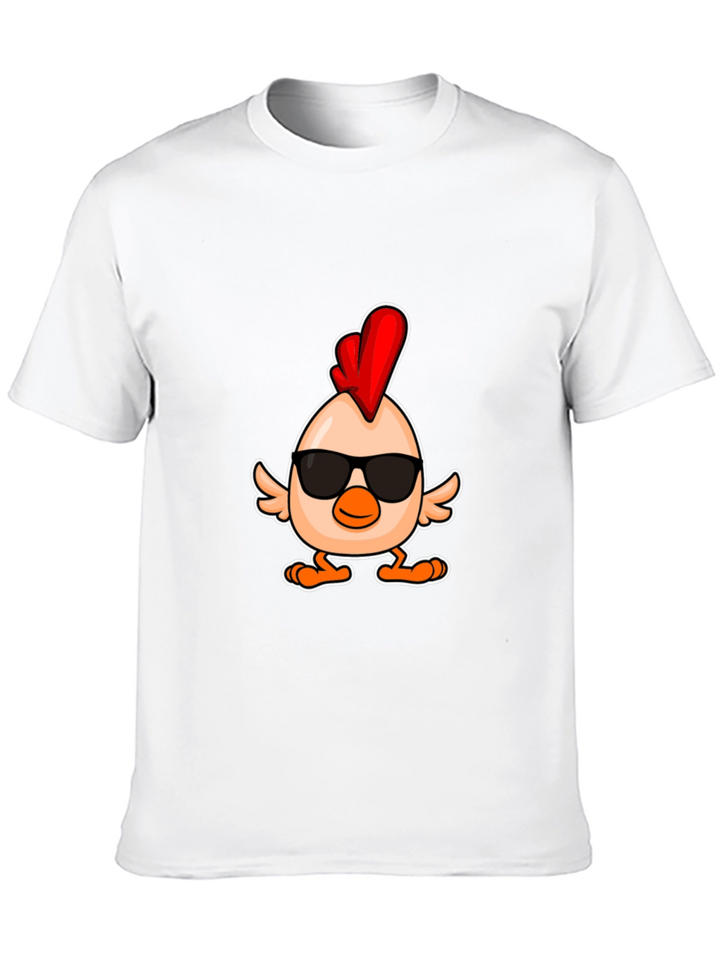 Cool Chicken Graphic Tee - Mens Black T-Shirt