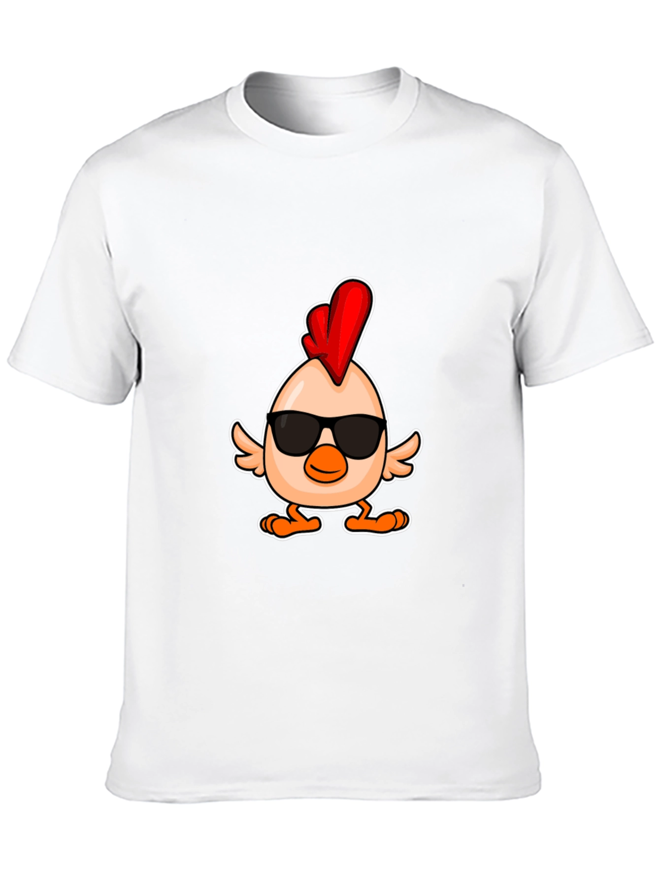 Cool Chicken Graphic Tee - Mens Black T-Shirt