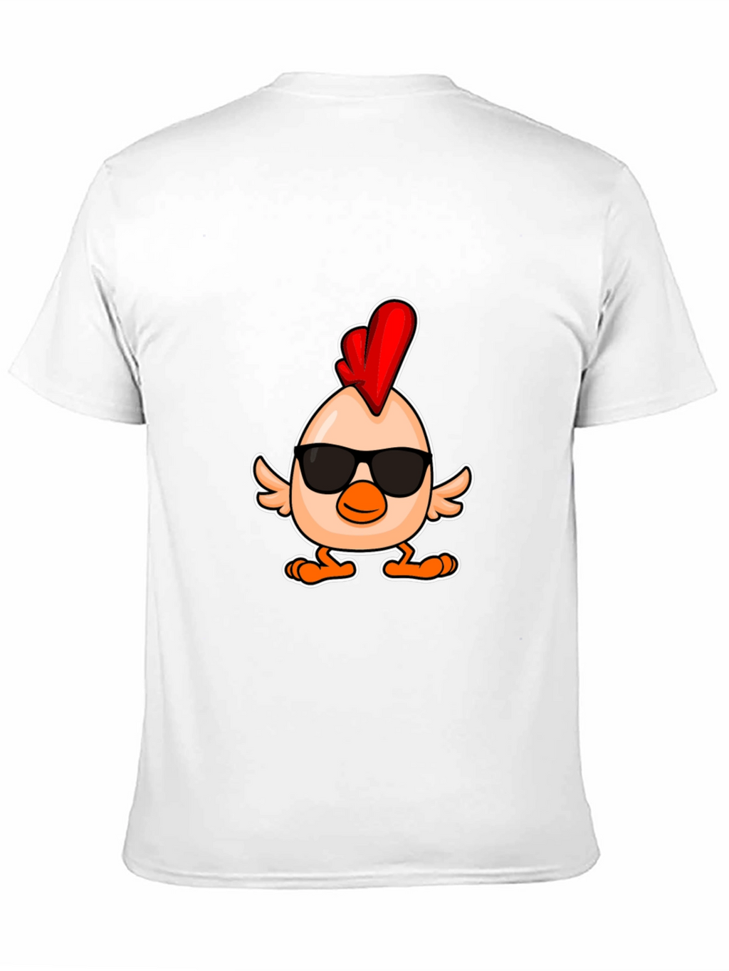 Cool Chicken Graphic Tee - Mens Black T-Shirt