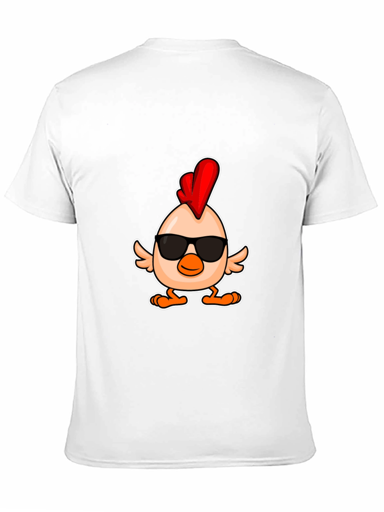 Cool Chicken Graphic Tee - Mens Black T-Shirt