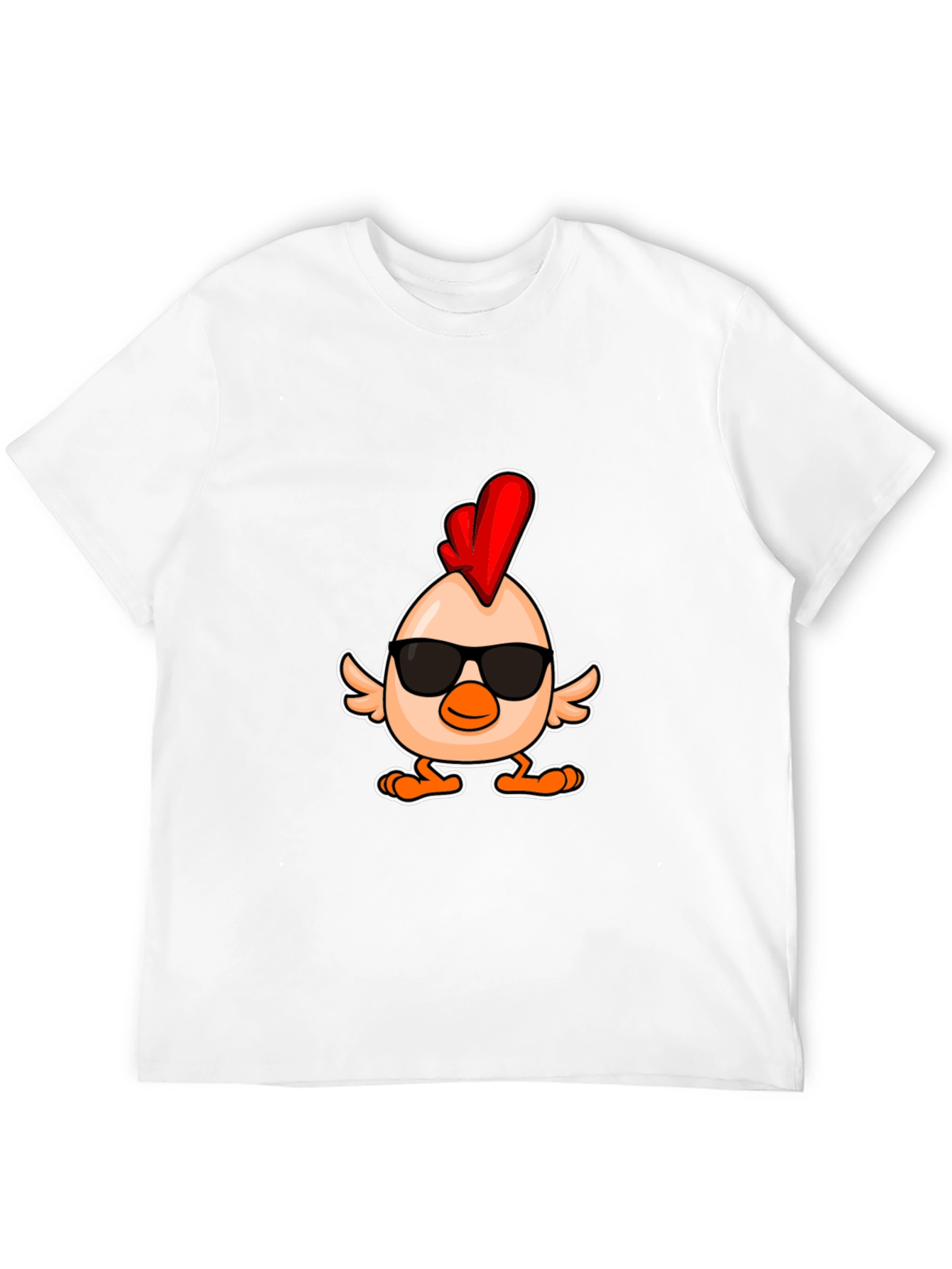 Cool Chicken Graphic Tee - Mens Black T-Shirt