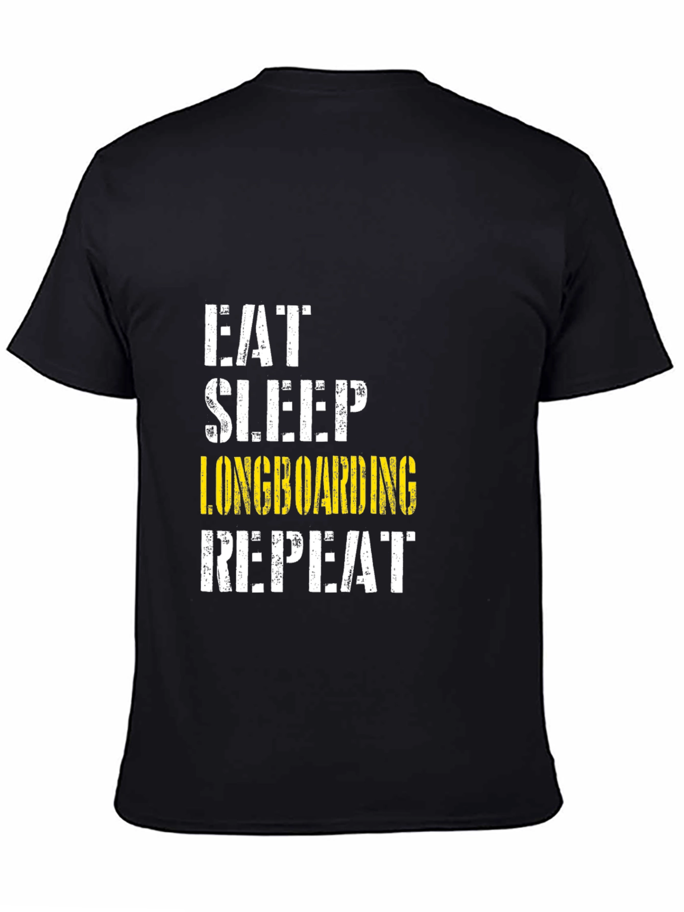 Eat Sleep Longboarding Repeat T-Shirt