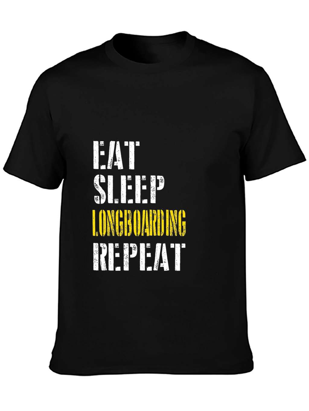 Eat Sleep Longboarding Repeat T-Shirt