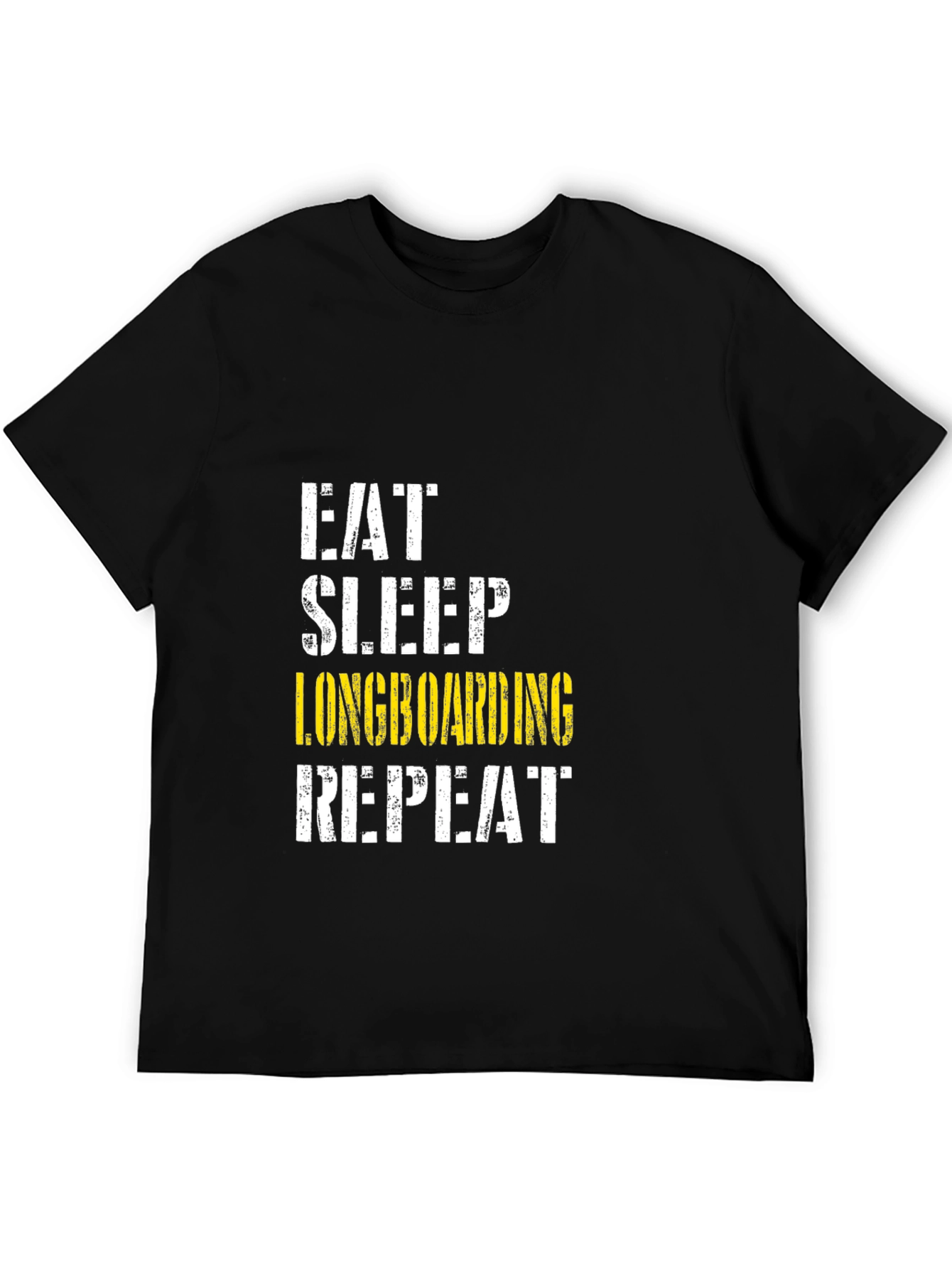 Eat Sleep Longboarding Repeat T-Shirt