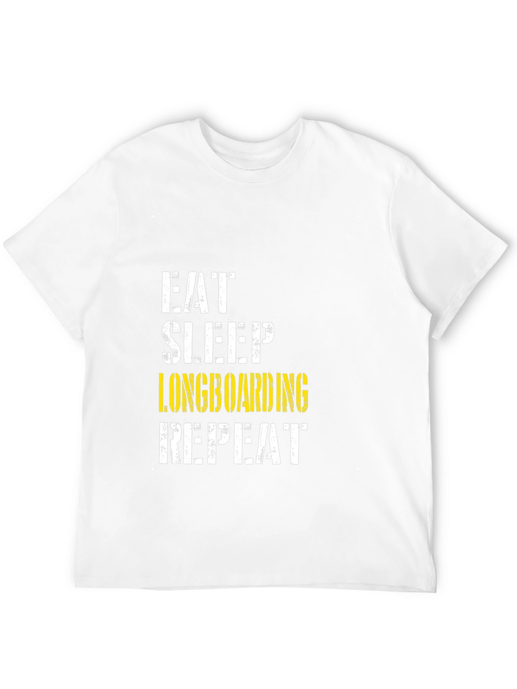 Eat Sleep Longboarding Repeat T-Shirt