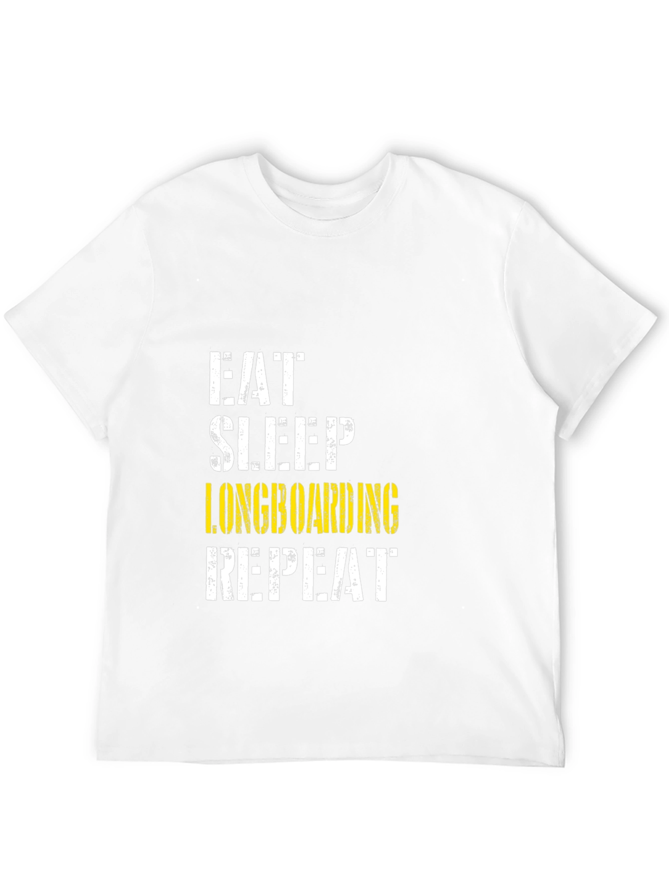Eat Sleep Longboarding Repeat T-Shirt