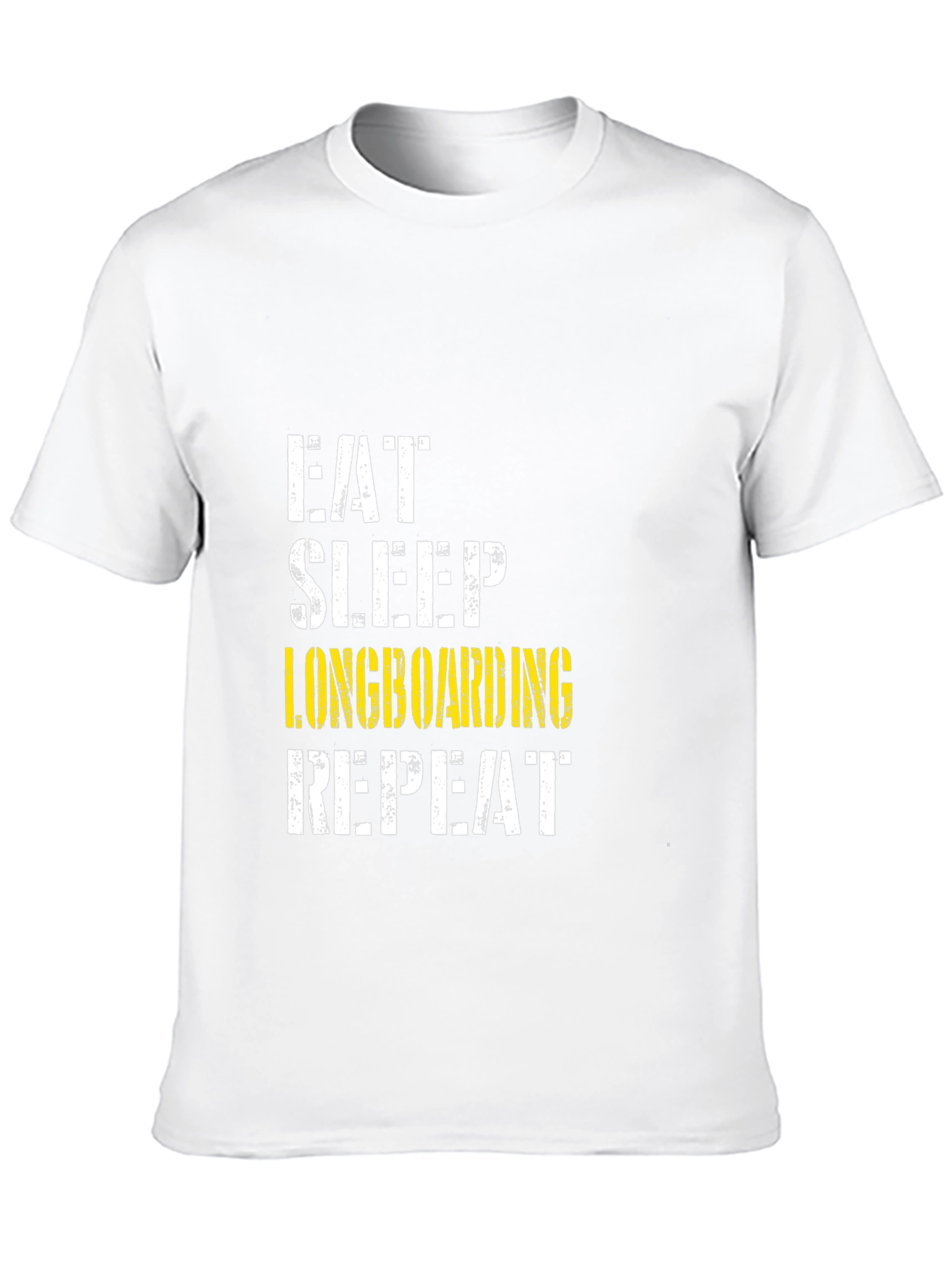 Eat Sleep Longboarding Repeat T-Shirt