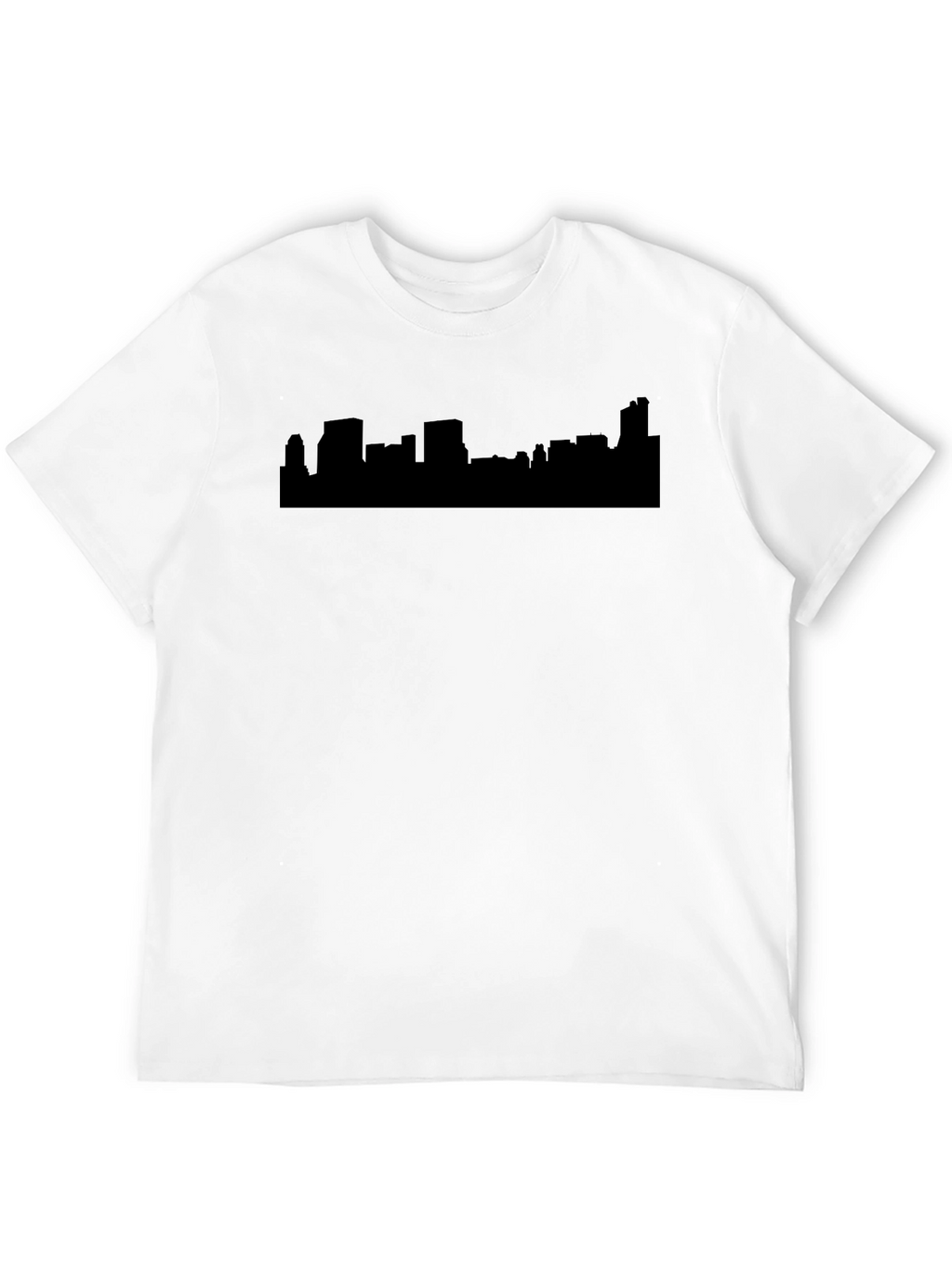 Cityscape Silhouette T-Shirt - Black