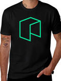 NEO Cryptocurrency T-Shirt - Black Cotton Blend