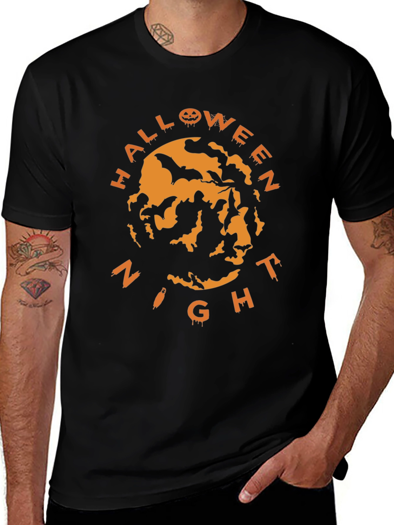 Halloween Night Bats T-Shirt