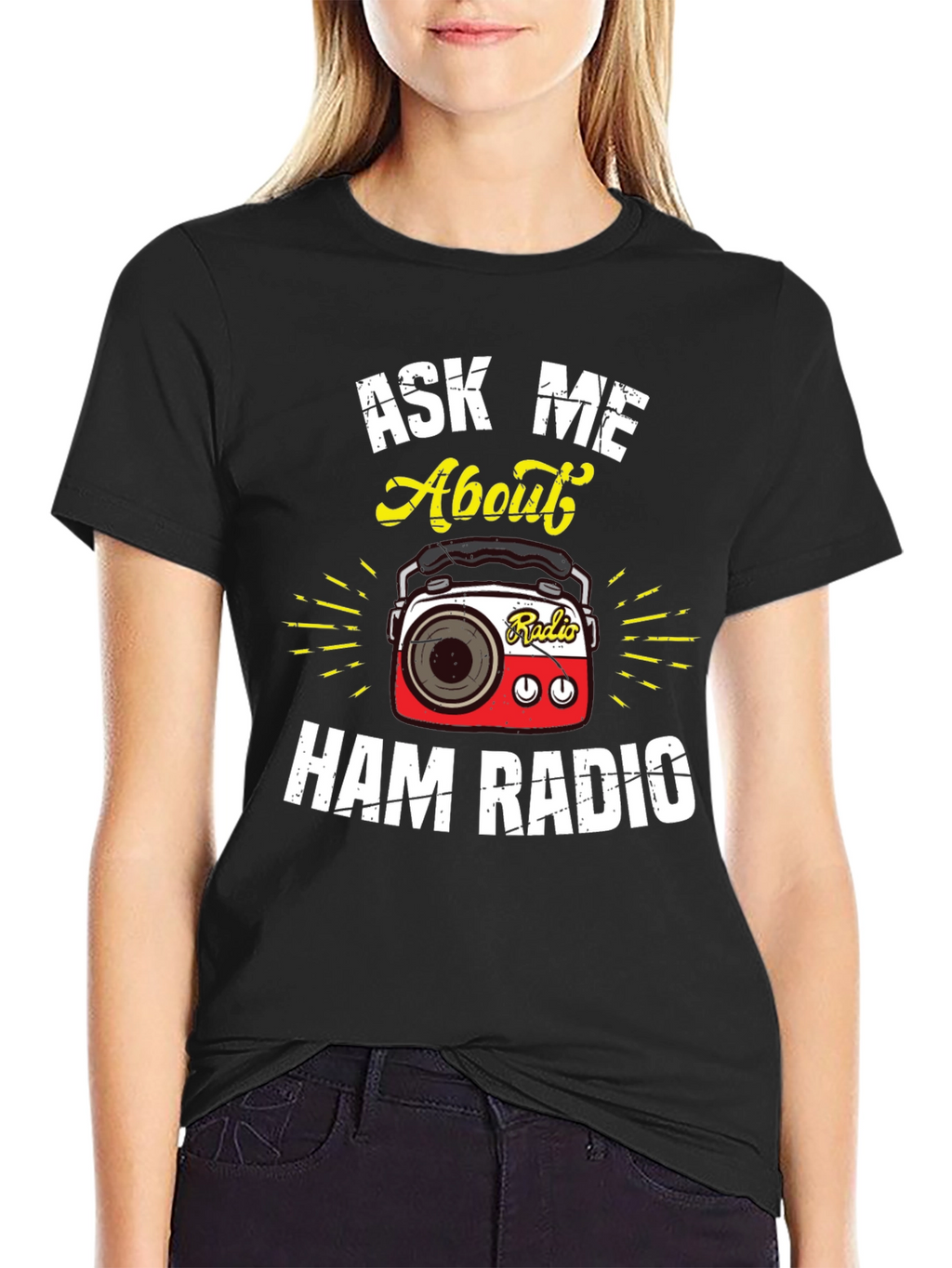 Ask Me About Ham Radio T-Shirt