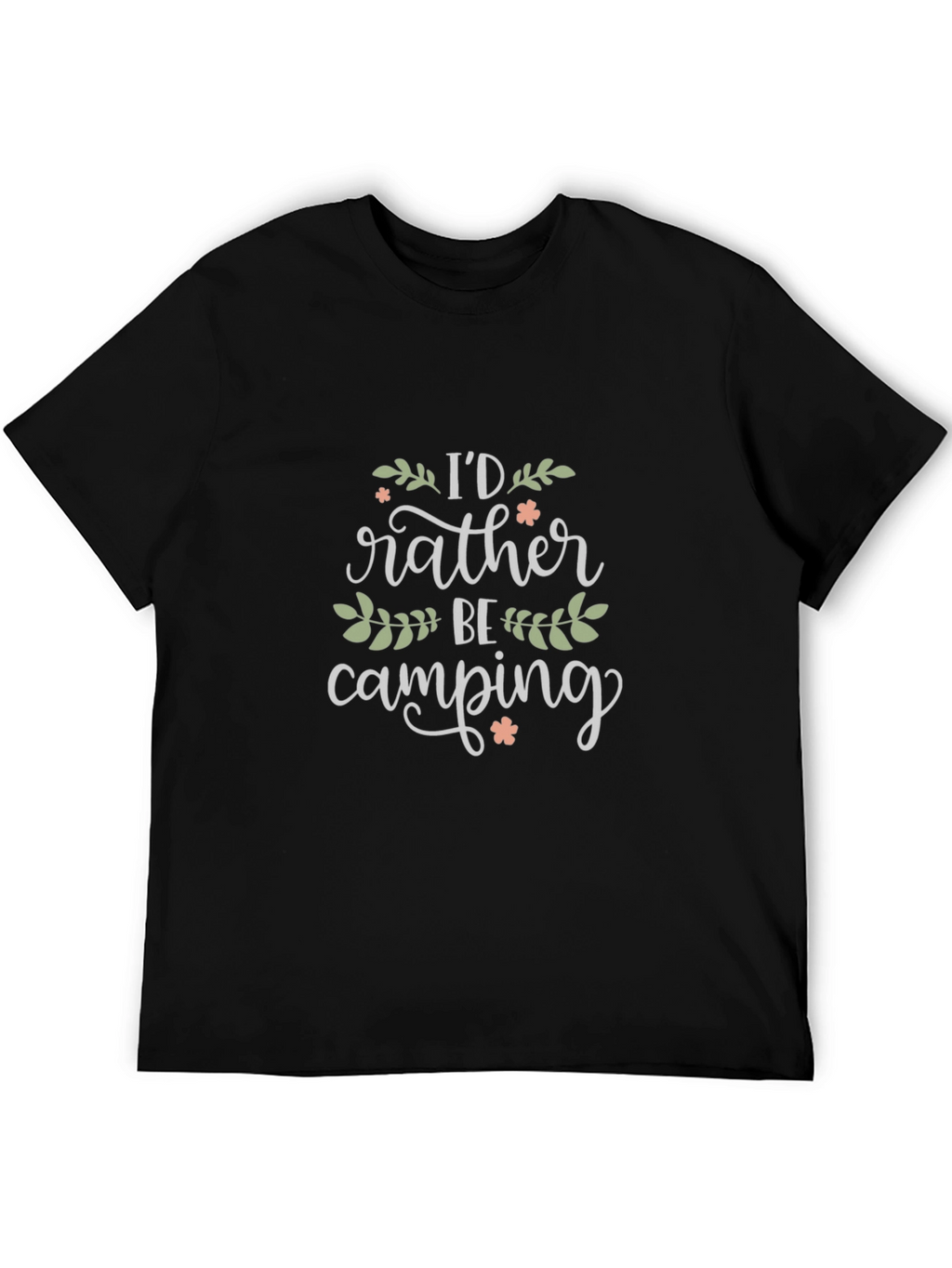 Camping Lover Graphic T-Shirt - Black