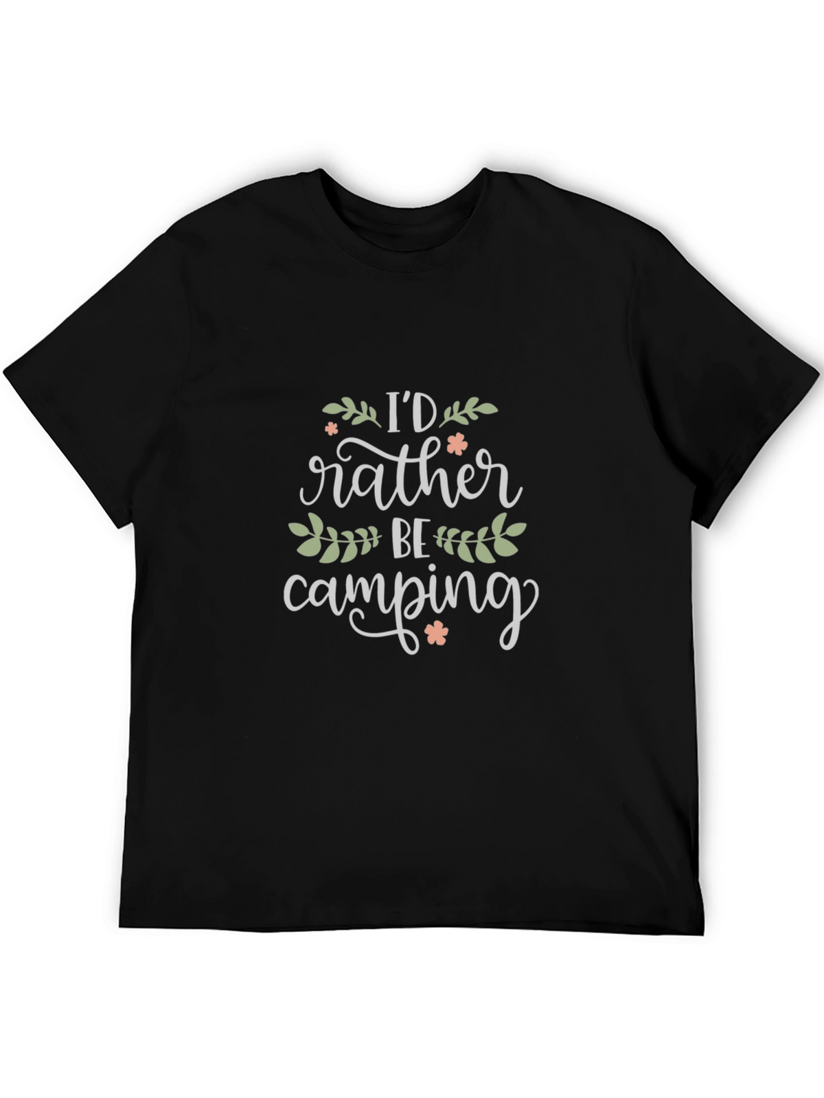 Camping Lover Graphic T-Shirt - Black